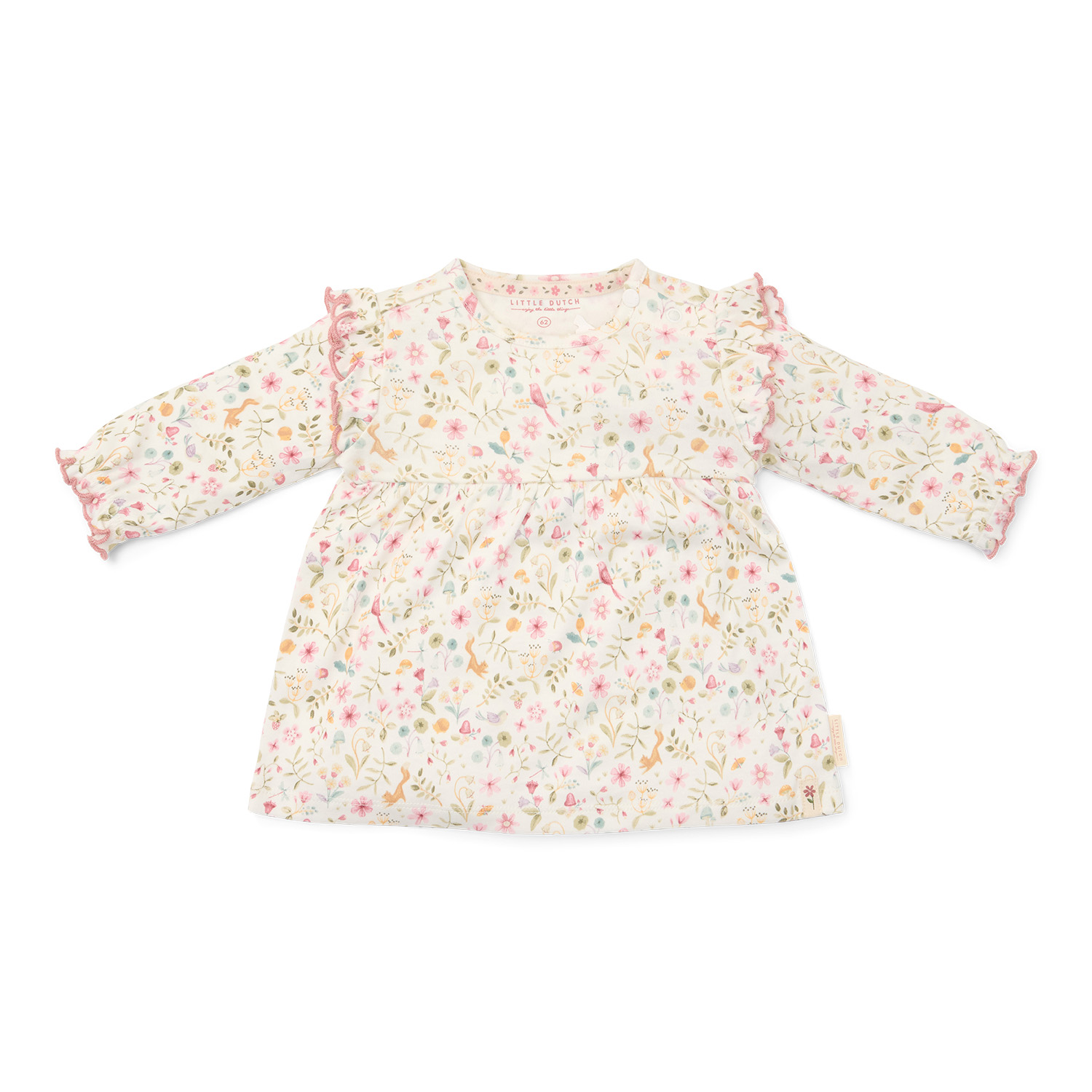 Kleid langärmlig mit Rüschen - Fairy Garden (Gr. 44) Kleid langärmlig mit Rüschen - Fairy Garden (Gr. 44)