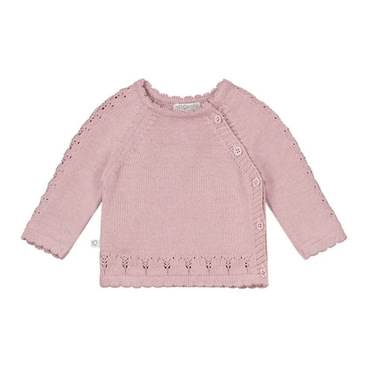 Long Sleeve Shirt / Langarmshirt gestrickt rosa (Gr. 62/68)