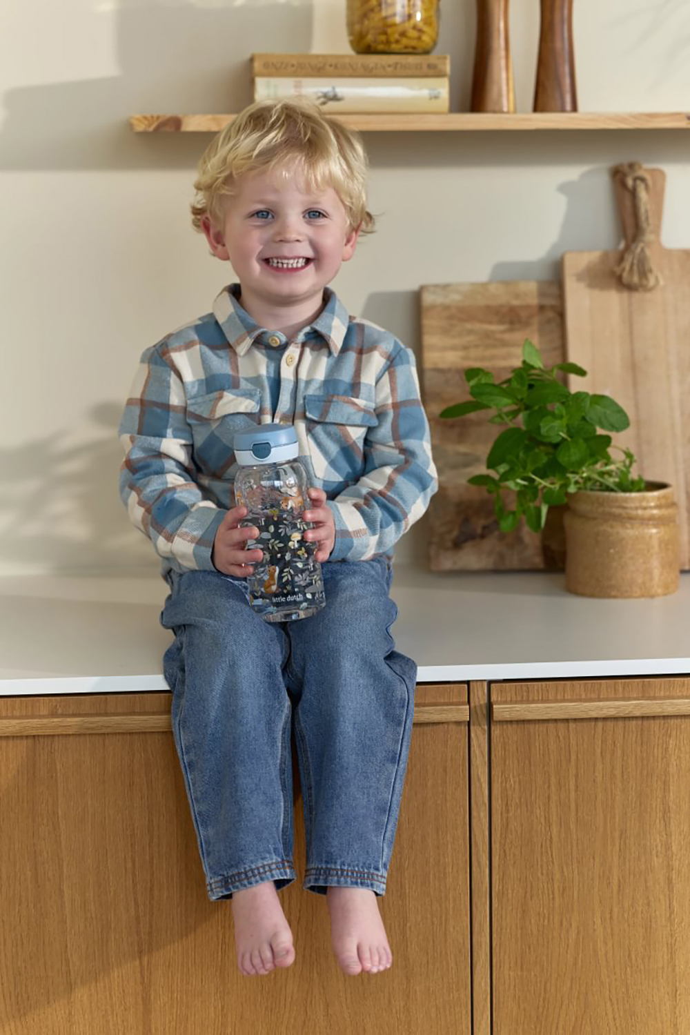 Trinkflasche mit Klappdeckel Campus - Forest Friends 600 ml