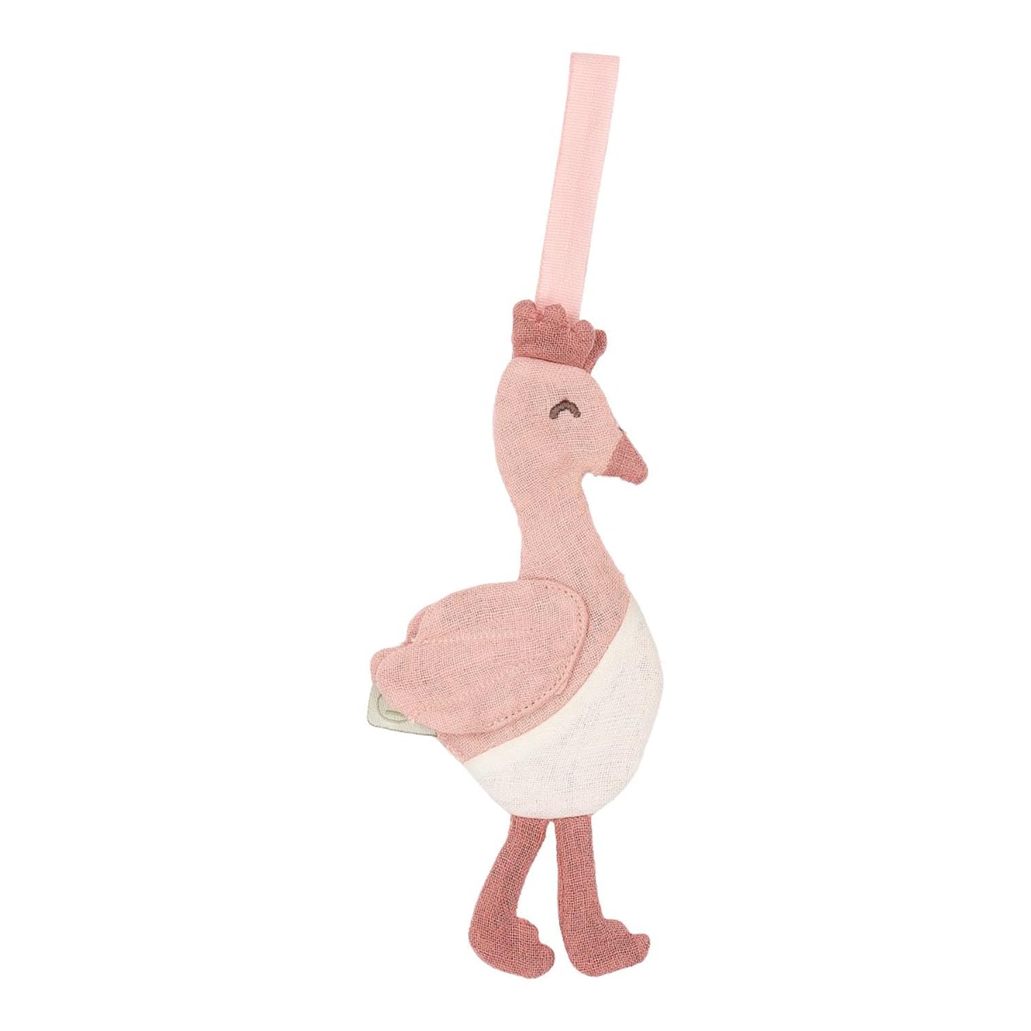 Schnullertuch Flamingo - Safari Friends rosa
