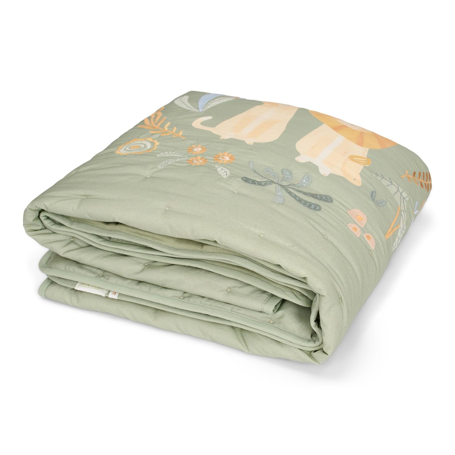 Babydecke Safari Wonders - Safari Friends grün (70x100 cm)