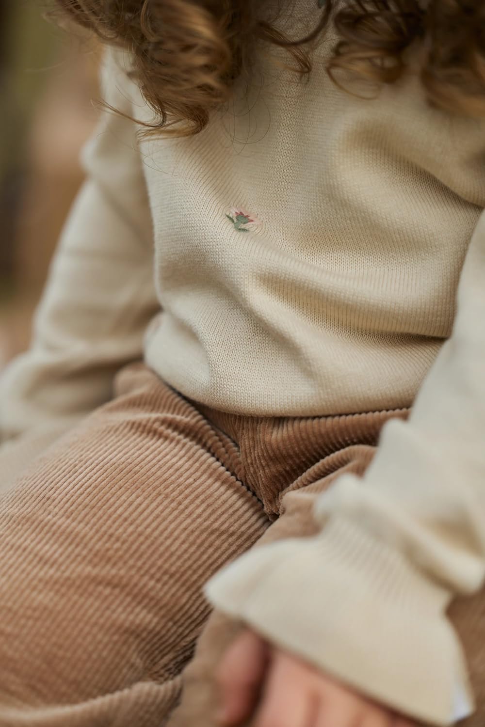 Long Sleeve Shirt / Pullover Strick Vanilla - Safari Friends beige (Gr. 104)