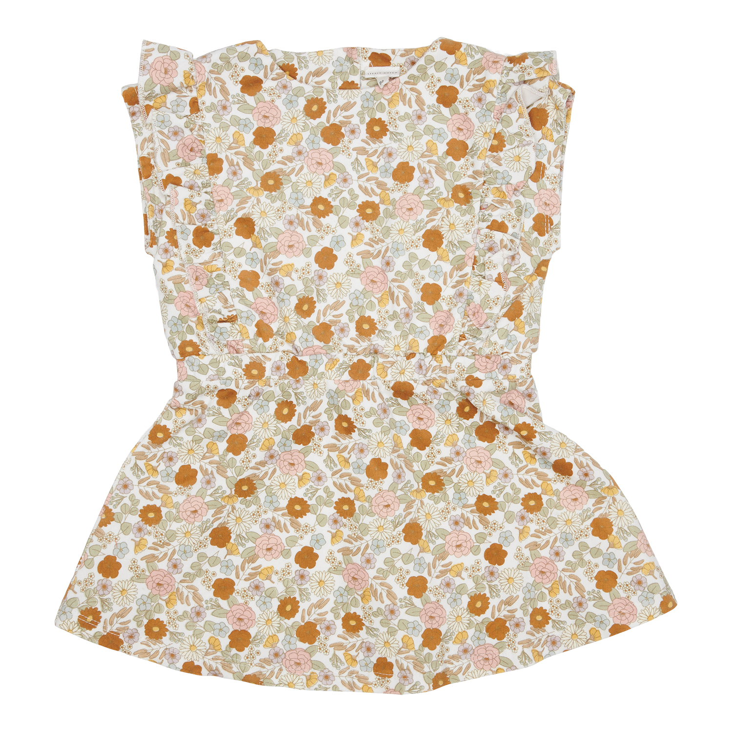 Kleid ärmellos mit Rüschen Cord Vintage Little Flowers (Gr. 50/56)