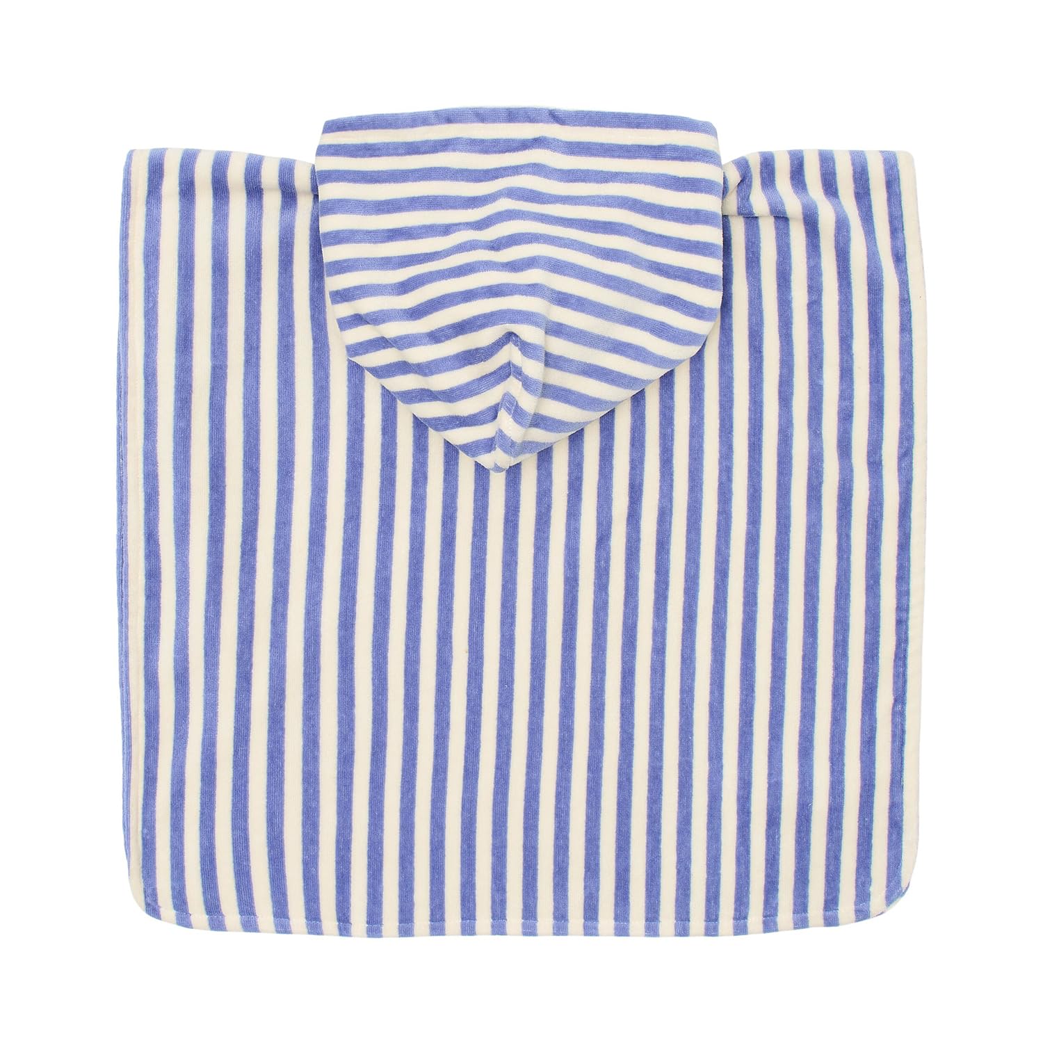 Badeponcho / Strandponcho - Dreamy Purple Stripe lila / weiß