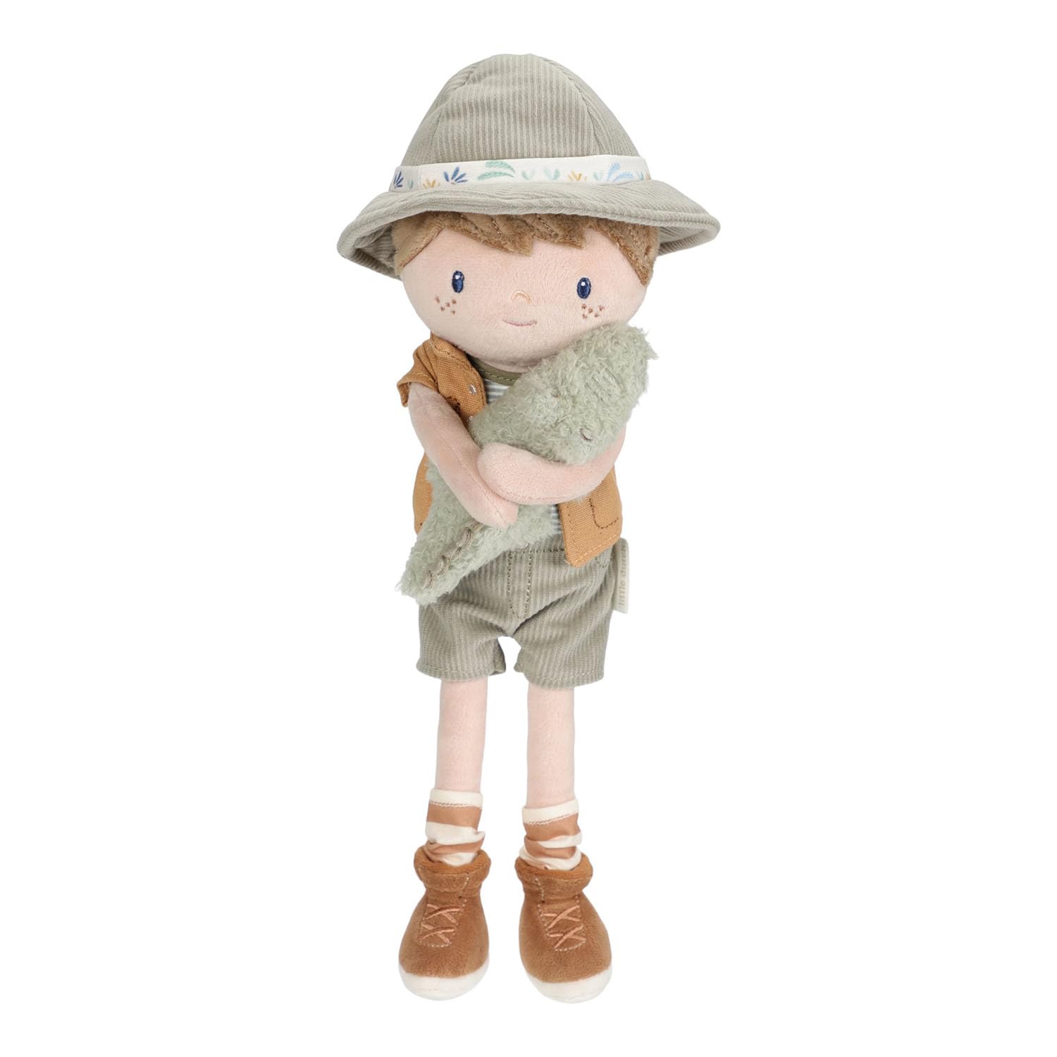 Stoffpuppe Ranger Jim mit Krokodil - Safari Friends (35 cm)