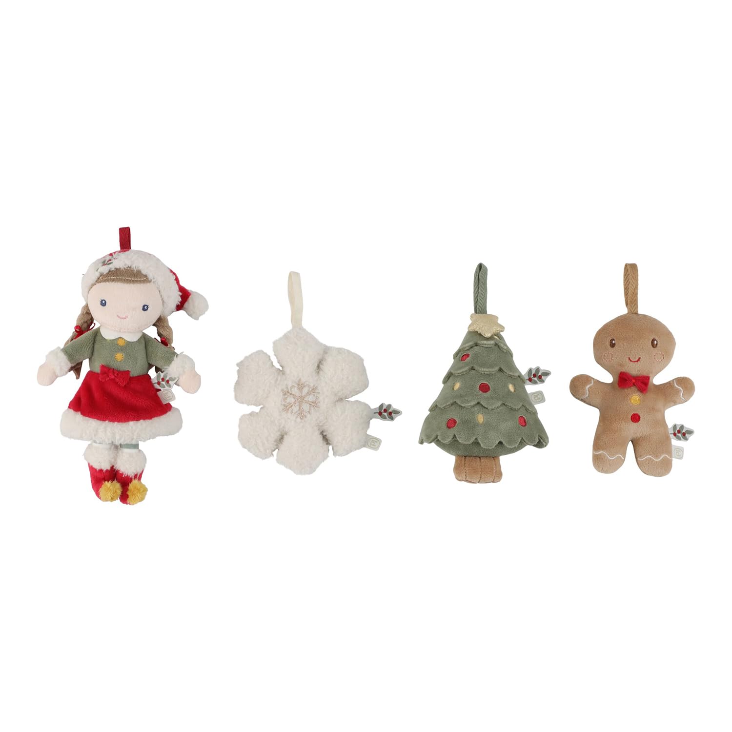 Weihnachtsanhänger 4er Set Rosa - Weihnachten