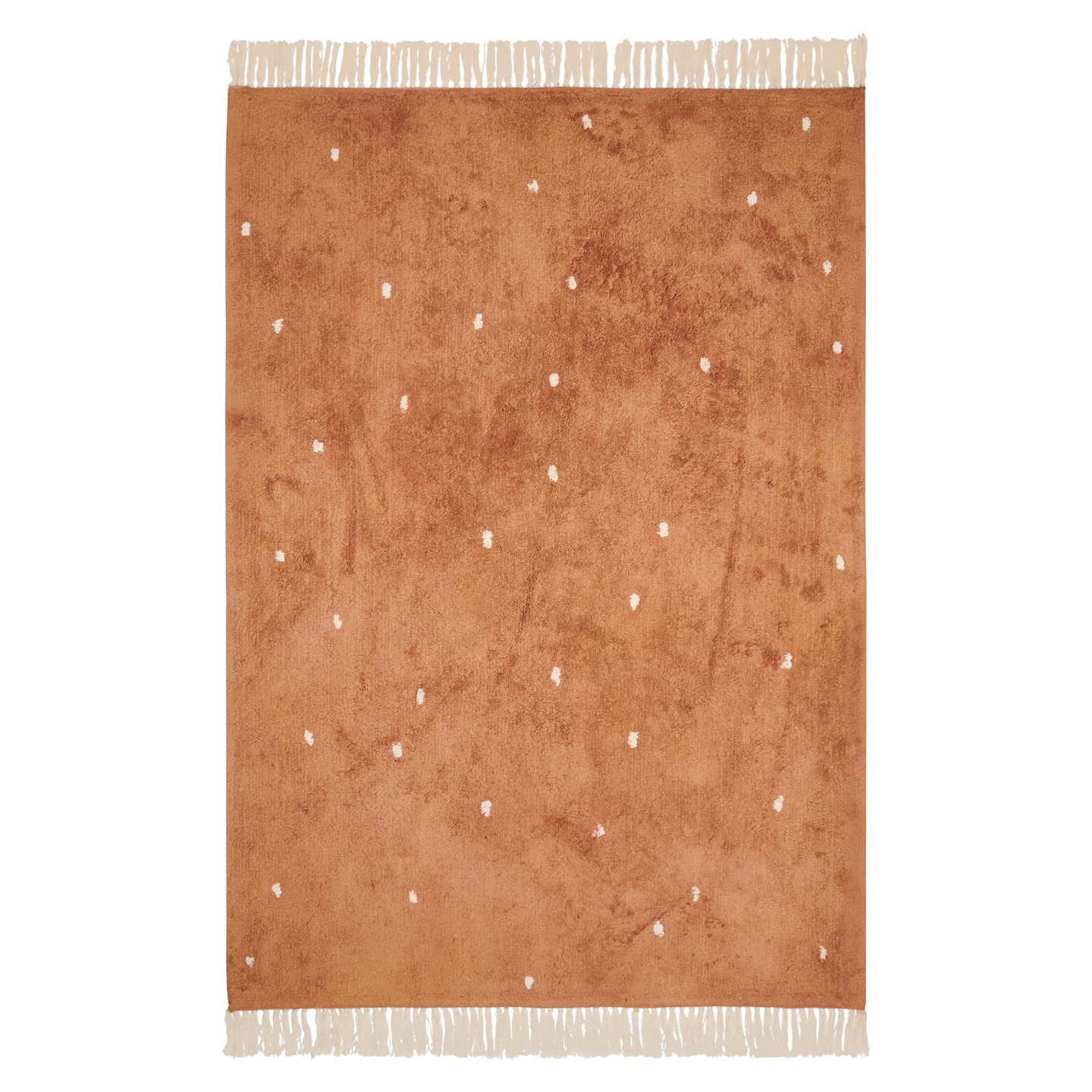 Teppich mit Punkten Pure rost (170x120 cm)