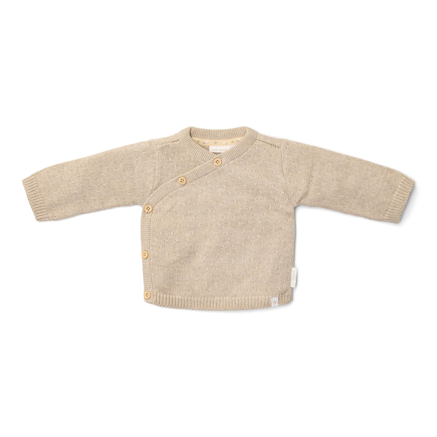 Wickeljacke / Strickjacke Soft Beige Melee - Newborn Naturals beige (Gr. 44)