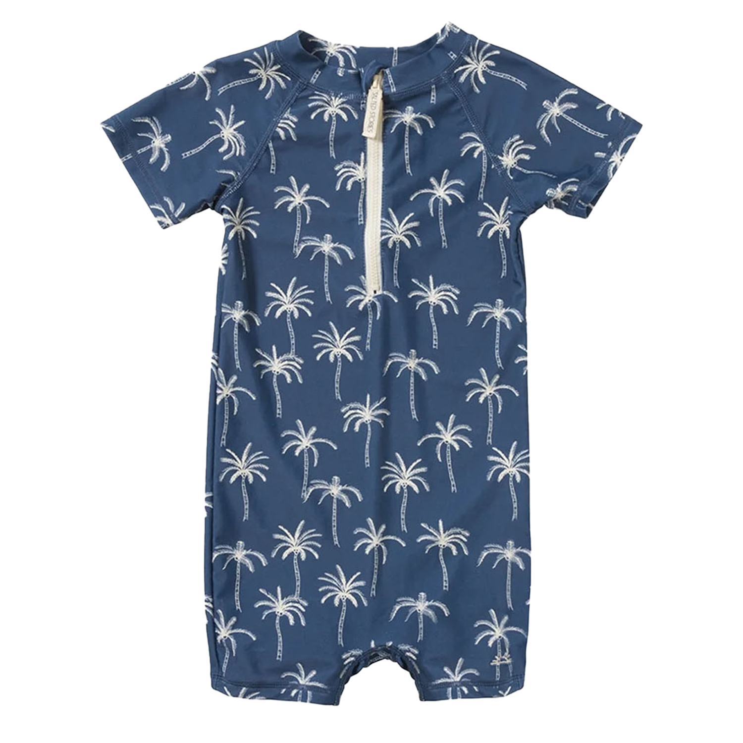 Schwimmanzug kurzarm - Tropic / Skip blau (Gr. 86/92)