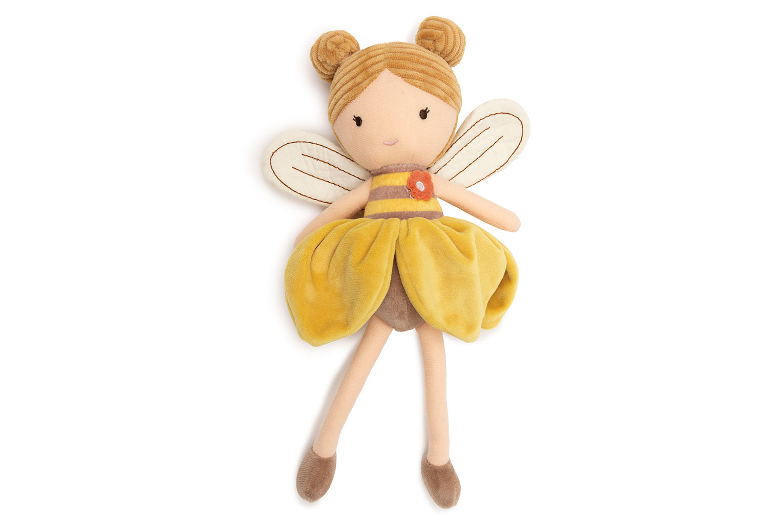 Stoffpuppe Bee Lily - Biene gelb (32 cm)