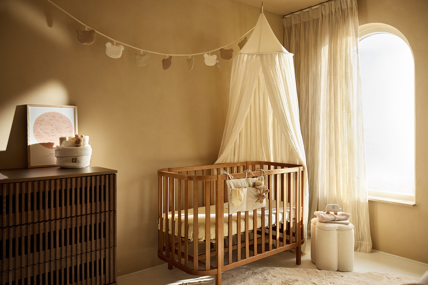Girlande - Teddy Bear beige / braun