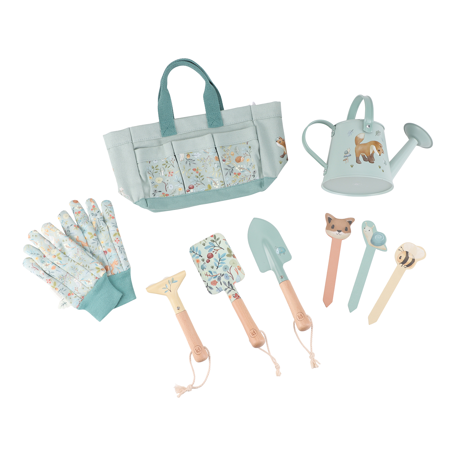 Gartengeräte Set für Kinder inklusive Tasche 10-teilig - Forest Friends Gartengeräte Set für Kinder inklusive Tasche 10-teilig - Forest Friends