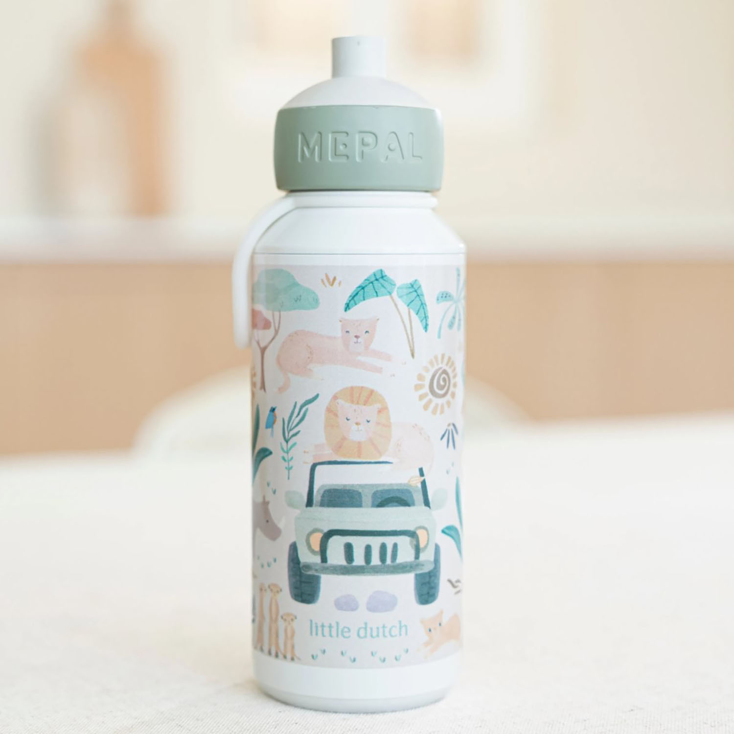 Trinkflasche Pop-up Campus - Safari Friends 400 ml