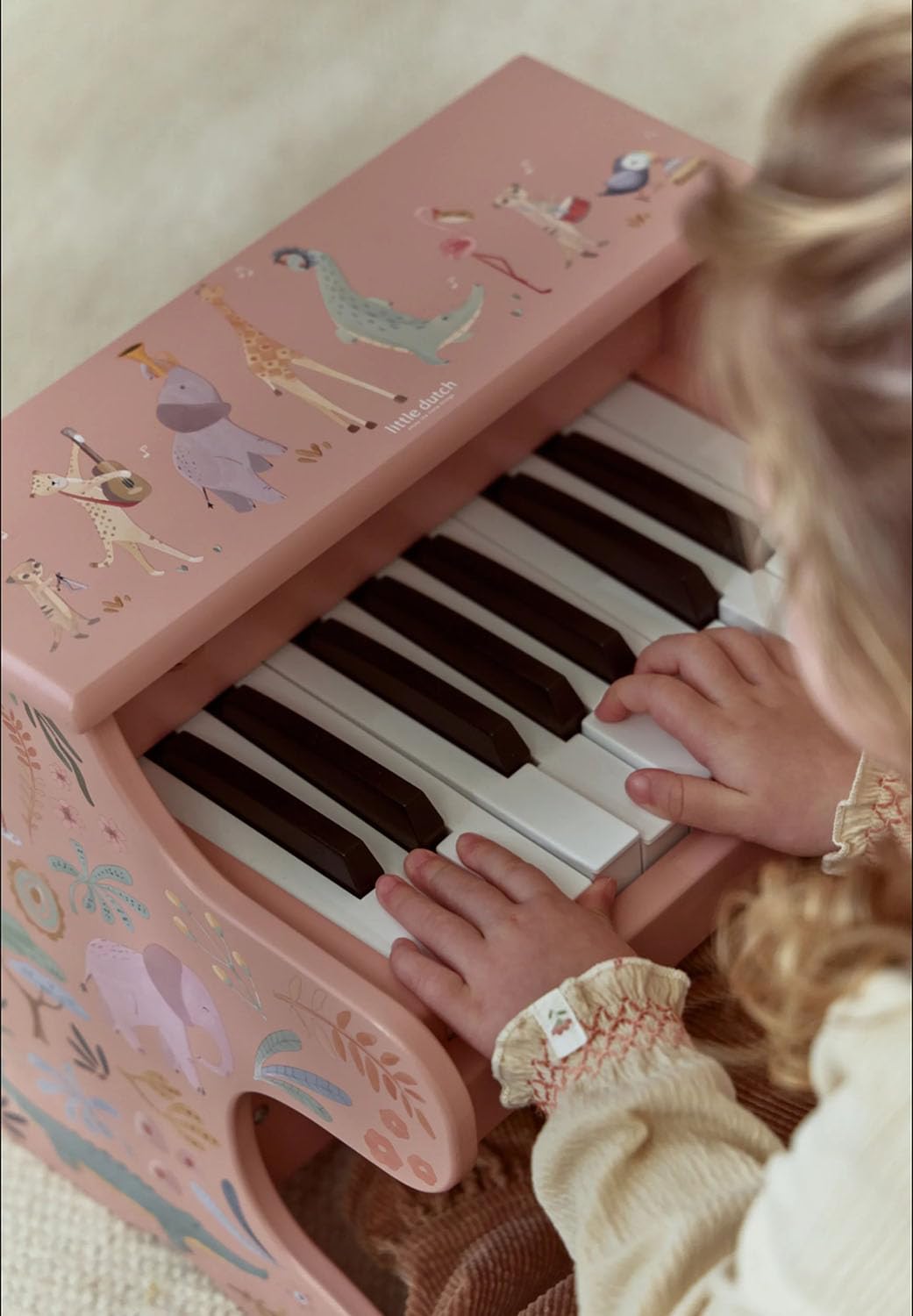 Piano / Holzklavier - Safari Friends rosa