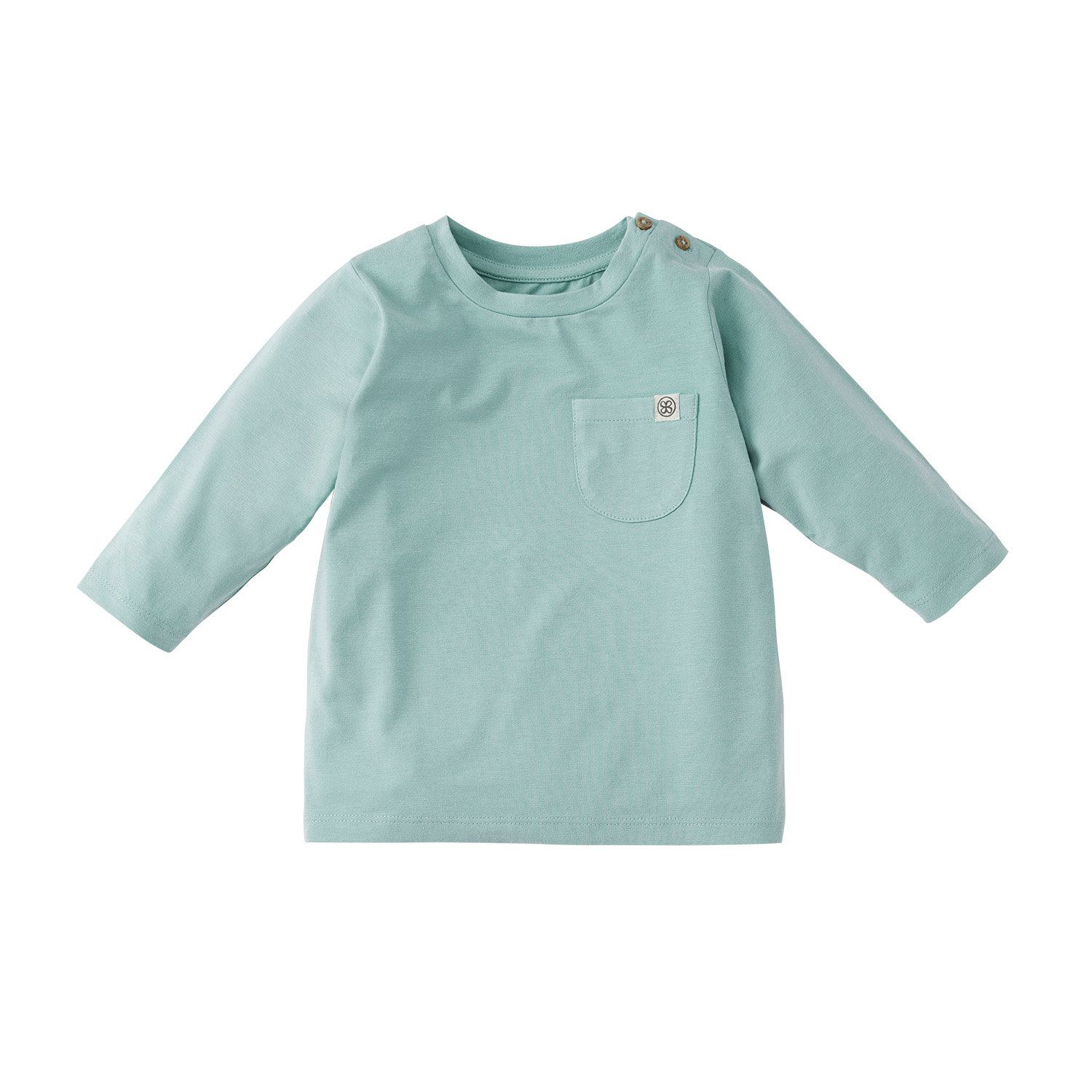 Long Sleeve Shirt / Langarmshirt mit UV-Schutz (UPF 50+) - Sea Blue / blau (Gr. 6-12 Monate)