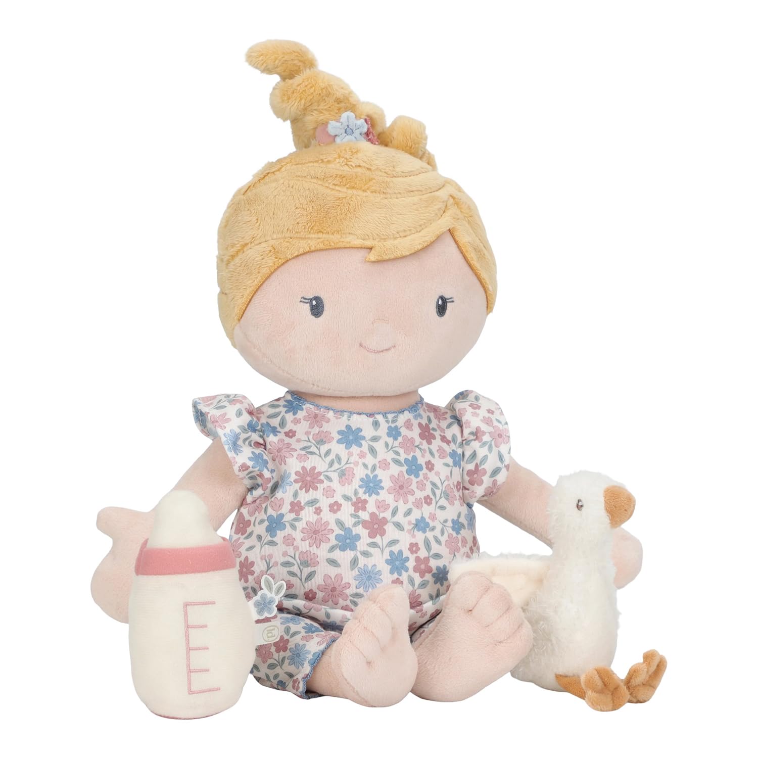 Stoffpuppe Babypuppe Julia mit Zubehör - Essentials (40 cm)