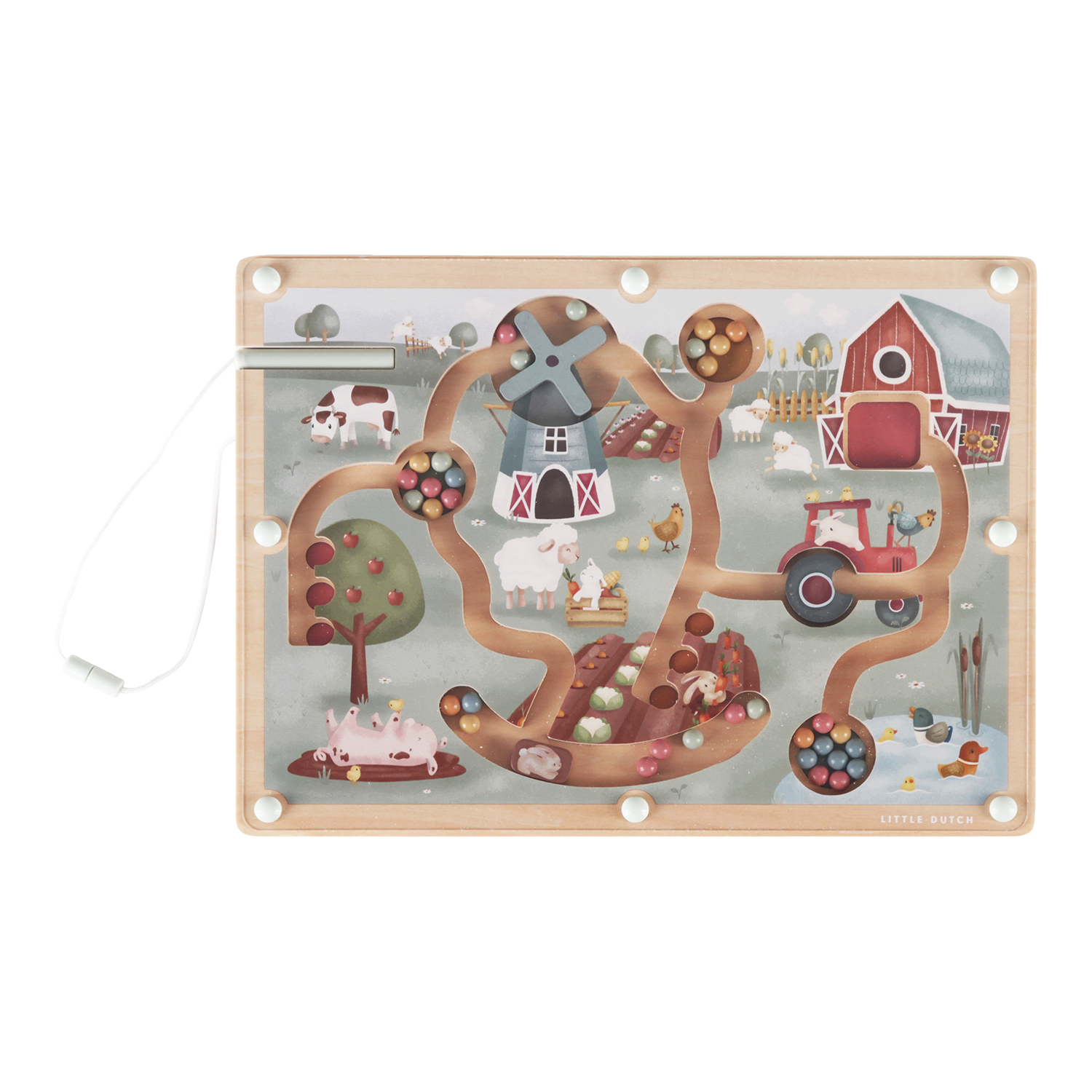 Magnet-Spiel Labyrinth - Little Farm Magnet-Spiel Labyrinth - Little Farm