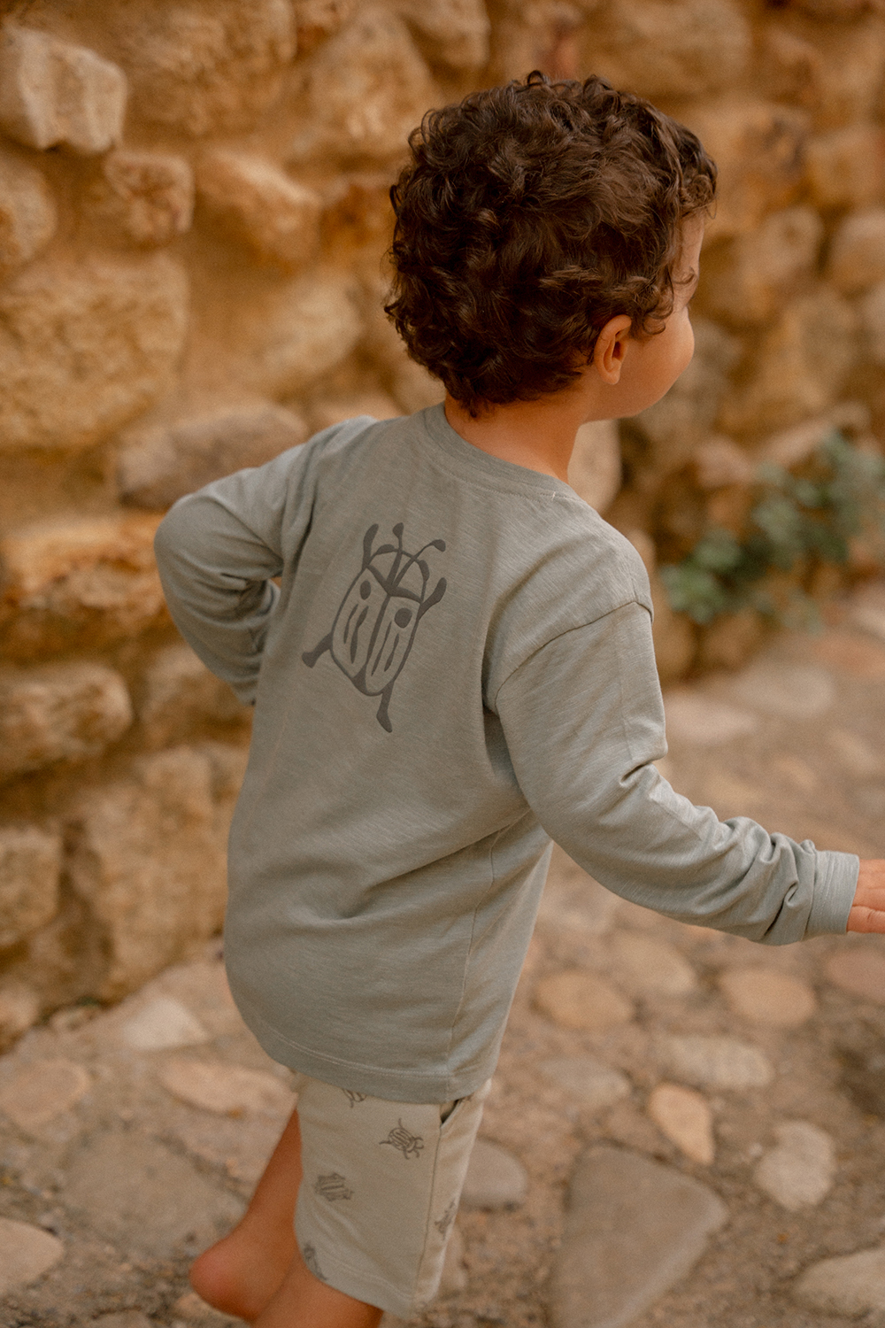 Long Sleeve Shirt / Langarmshirt - Forest Friends grün (Gr. 92)