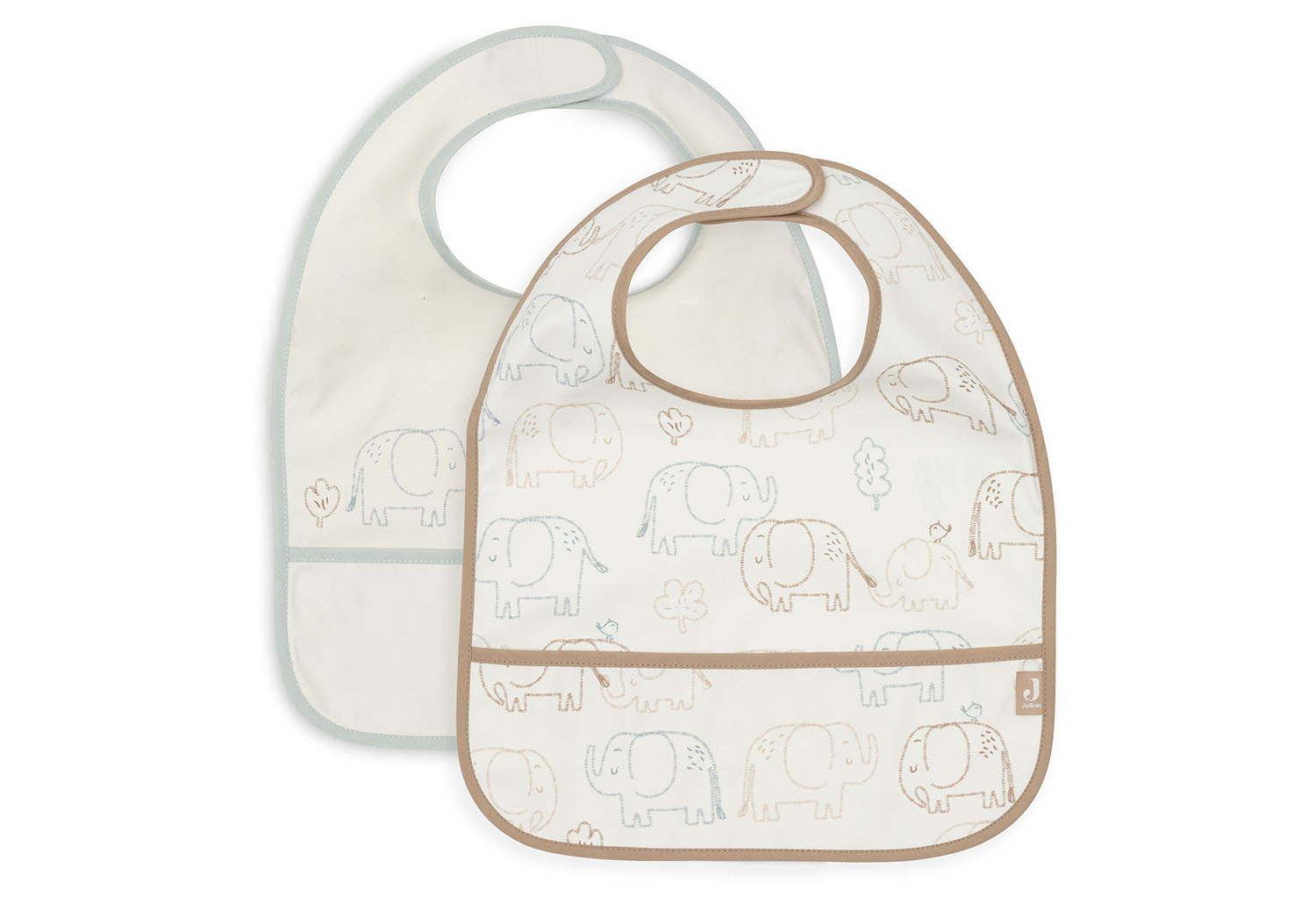 Lätzchen wasserdicht 2er Set - Elephant Tales