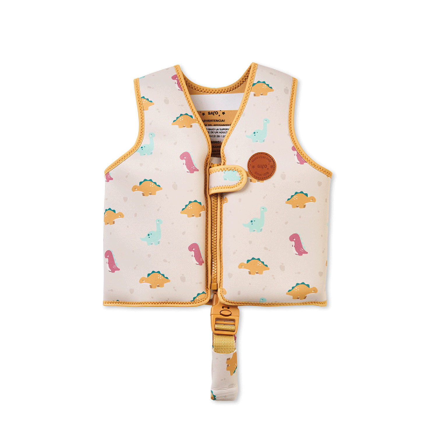 Schwimmhilfe / Schwimmweste Dinosaurier beige (3-6 Jahre) Schwimmhilfe / Schwimmweste Dinosaurier beige (3-6 Jahre)