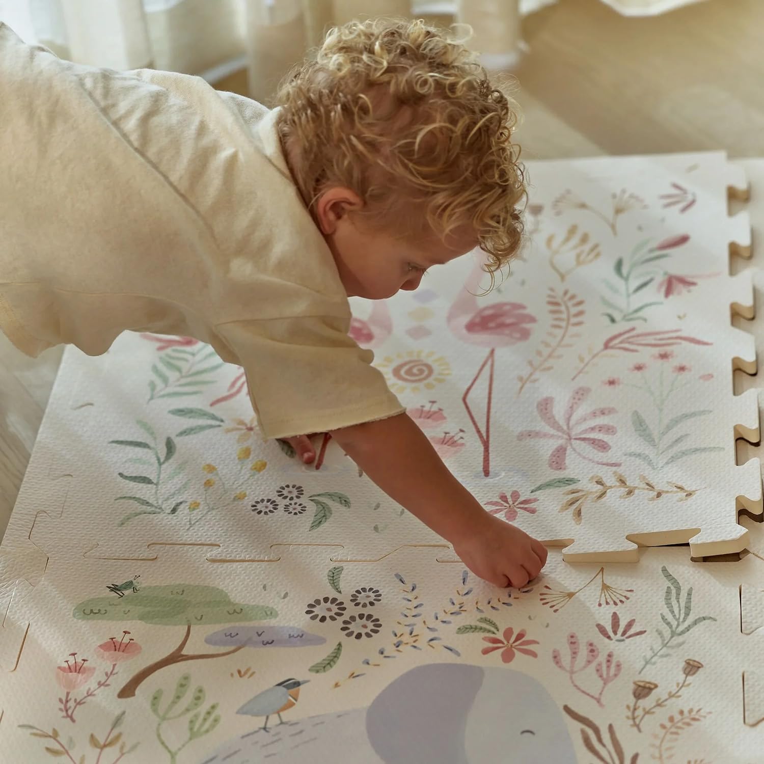 Spielmatte Puzzlematte 6 Teile - Safari Friends