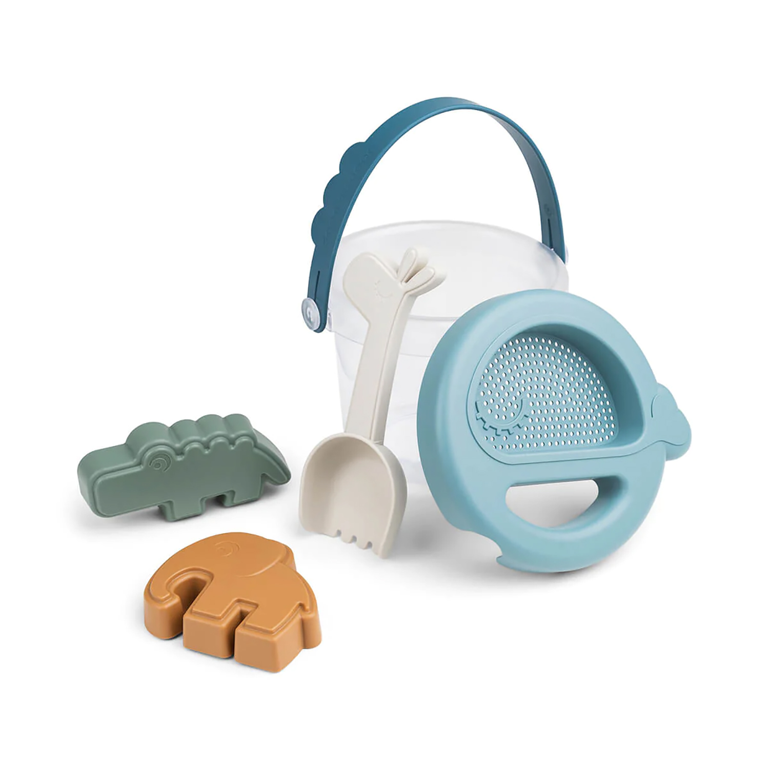 Sandspielzeug Eimer Set 5-teilig Deer Friends blau Sandspielzeug Eimer Set 5-teilig Deer Friends blau