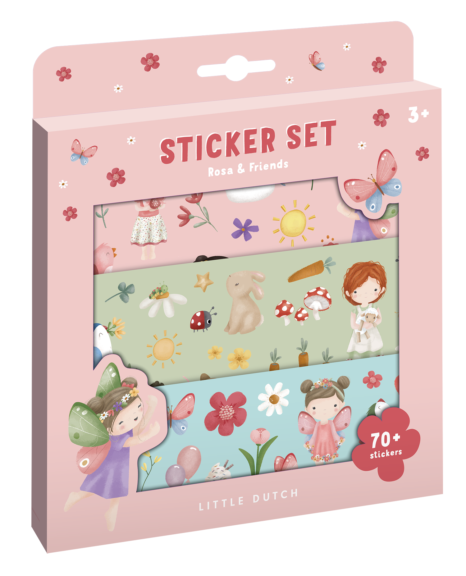 Aufkleber- / Stickerset Rosa & Friends Aufkleber- / Stickerset Rosa & Friends