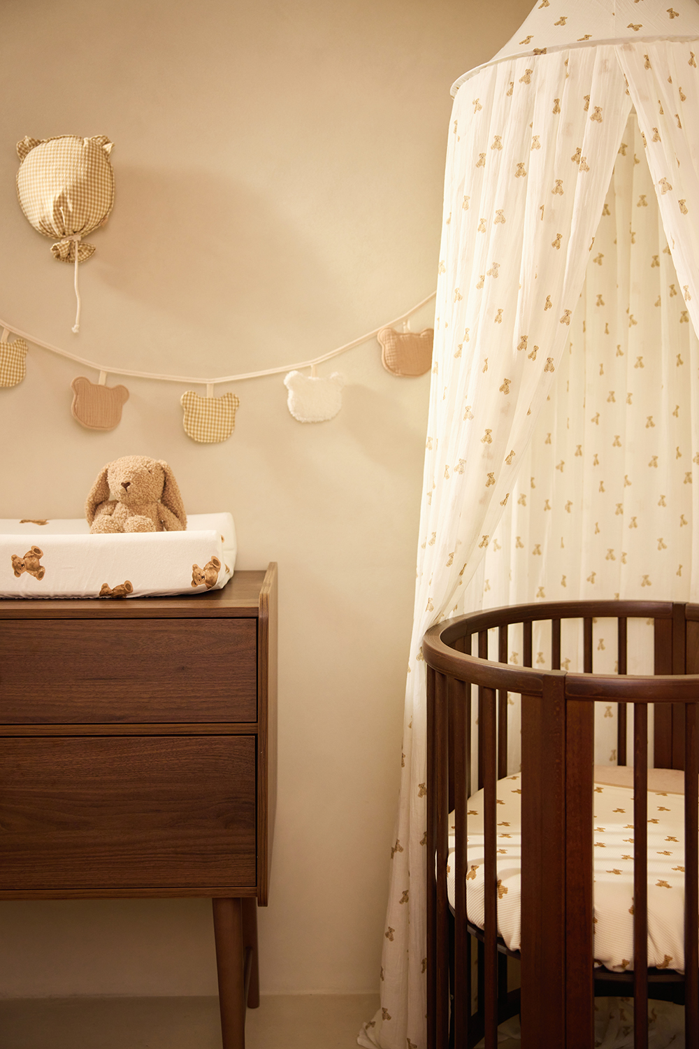 Girlande - Teddy Bear beige / braun