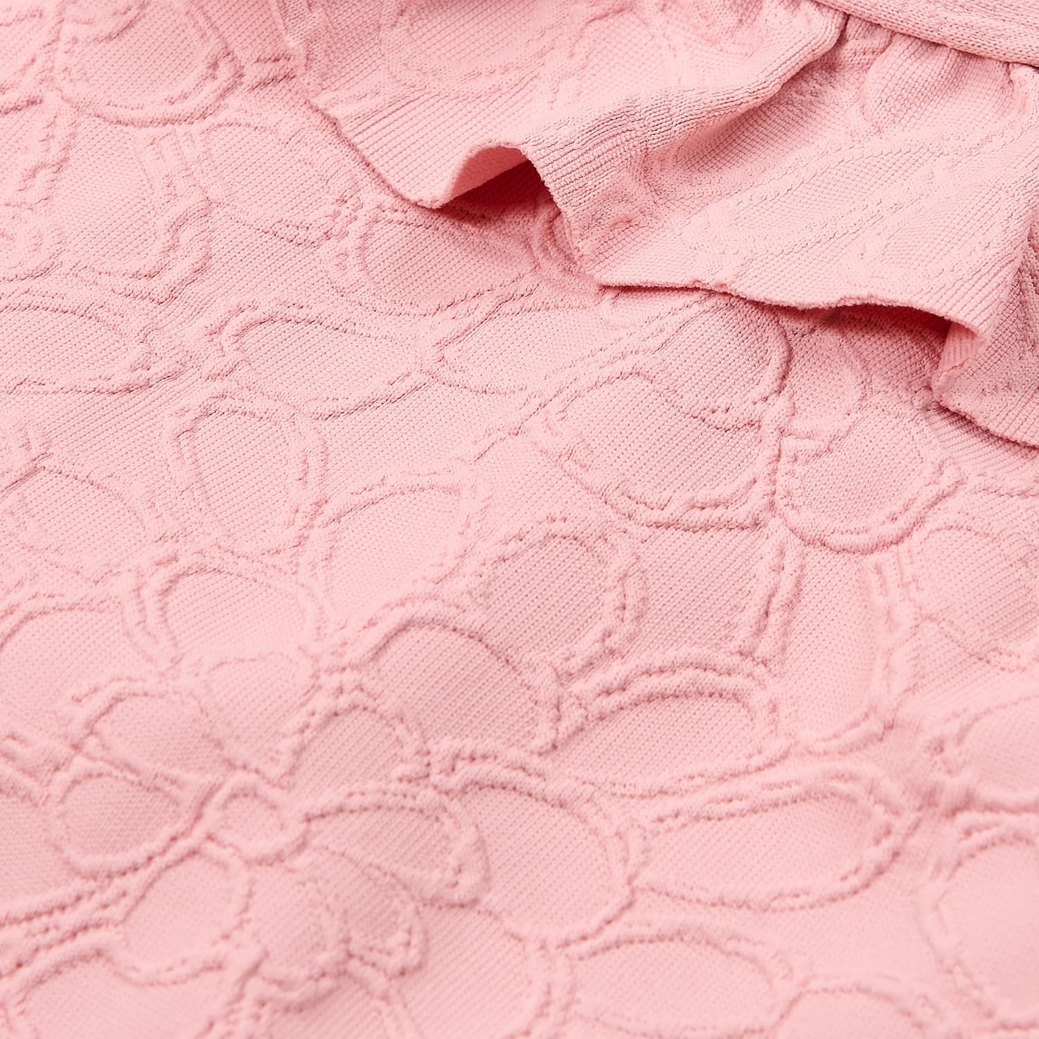 Badeanzug mit Rüschen ärmellos - Dreamy Pink Rose rosa (Gr. 98/104)