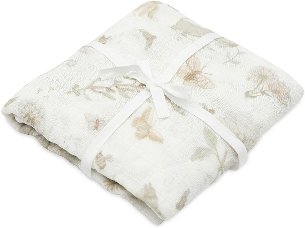 Mulltuch Swaddle hydrophile Baumwolle Dreamy Mouse weiß  (115x115 cm) Mulltuch Swaddle hydrophile Baumwolle Dreamy Mouse weiß  (115x115 cm)