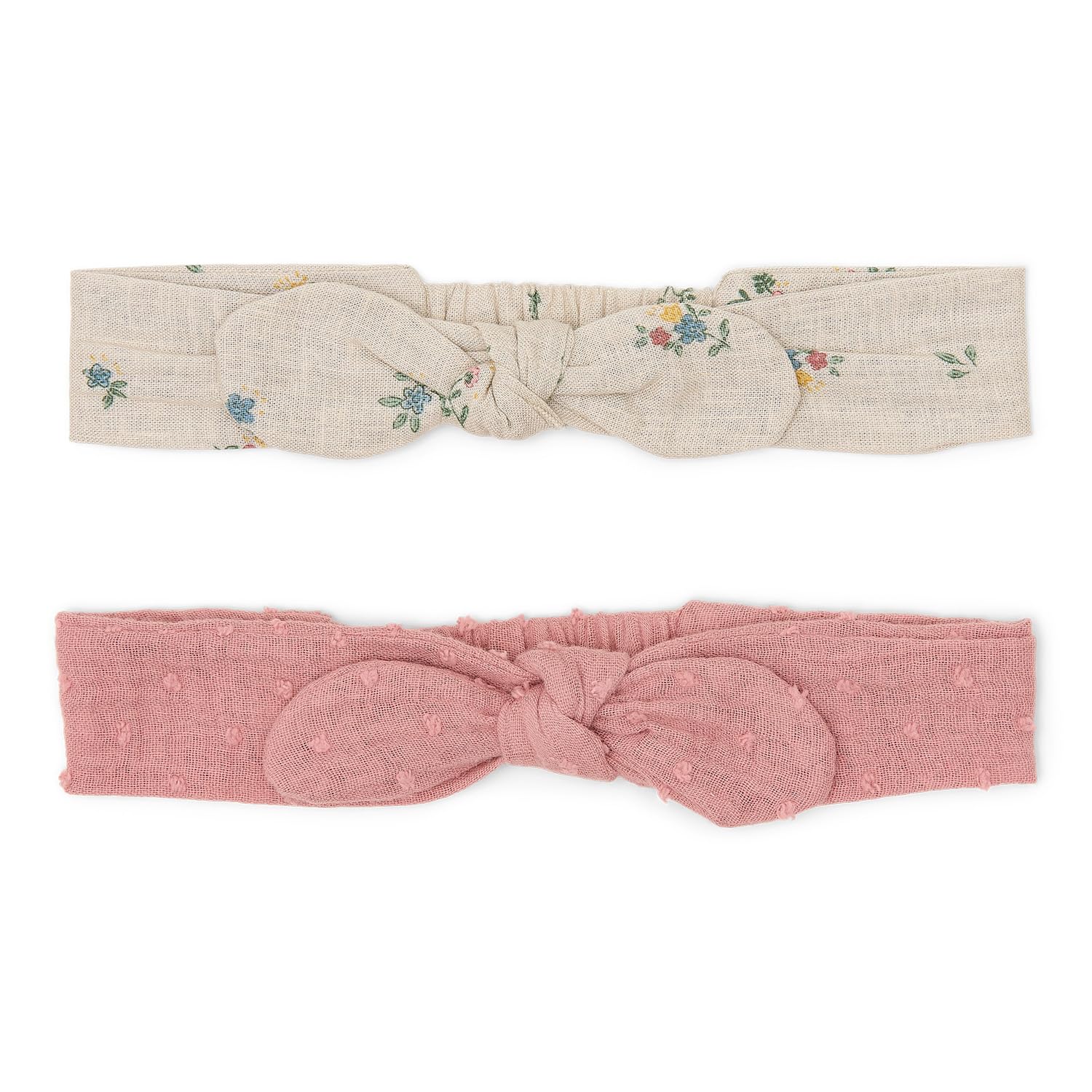 Haarband 2er Set - Fairy Garden rosa / beige (Gr. 74/86)