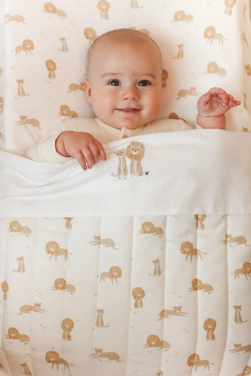 Kinderdecke Safari Leo - Safari Friends (110x140 cm)
