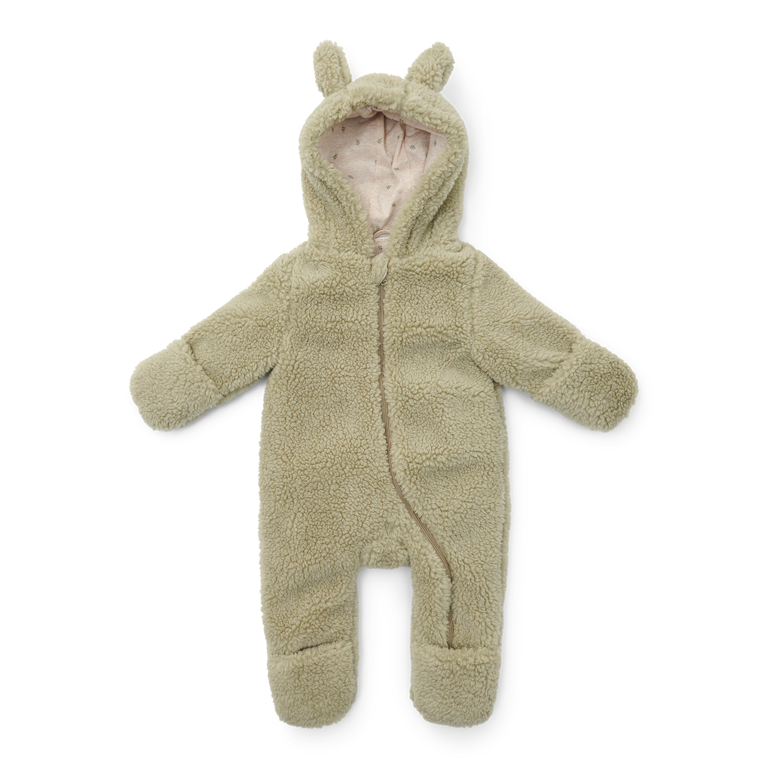 Overall / Strampler Teddyfell - Newborn Winter soft green (Gr. 50/56) Overall / Strampler Teddyfell - Newborn Winter soft green (Gr. 50/56)