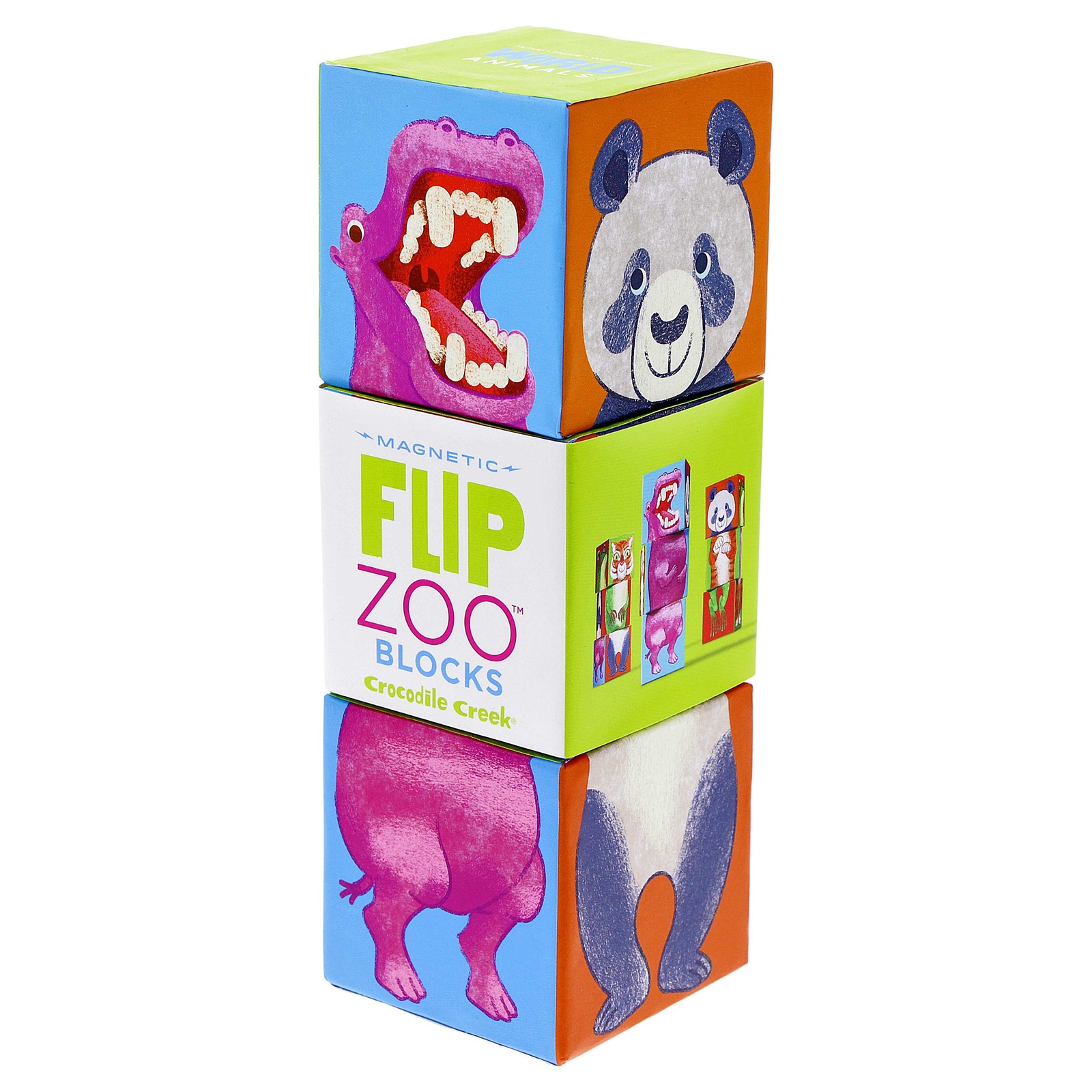 Magnet Würfel Puzzle Zoo Welt Tiere