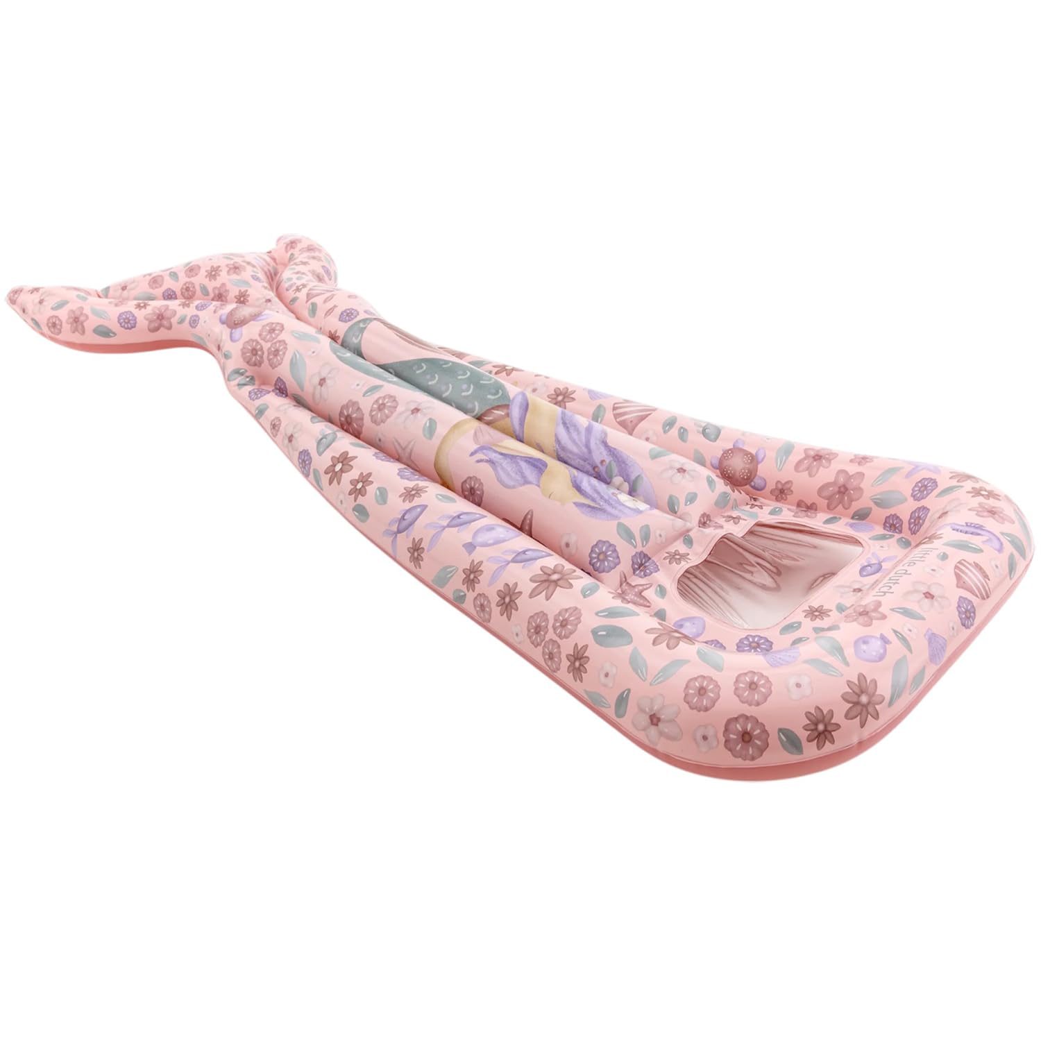 Luftmatratze mit Flosse - Dreamy Mermaid rosa