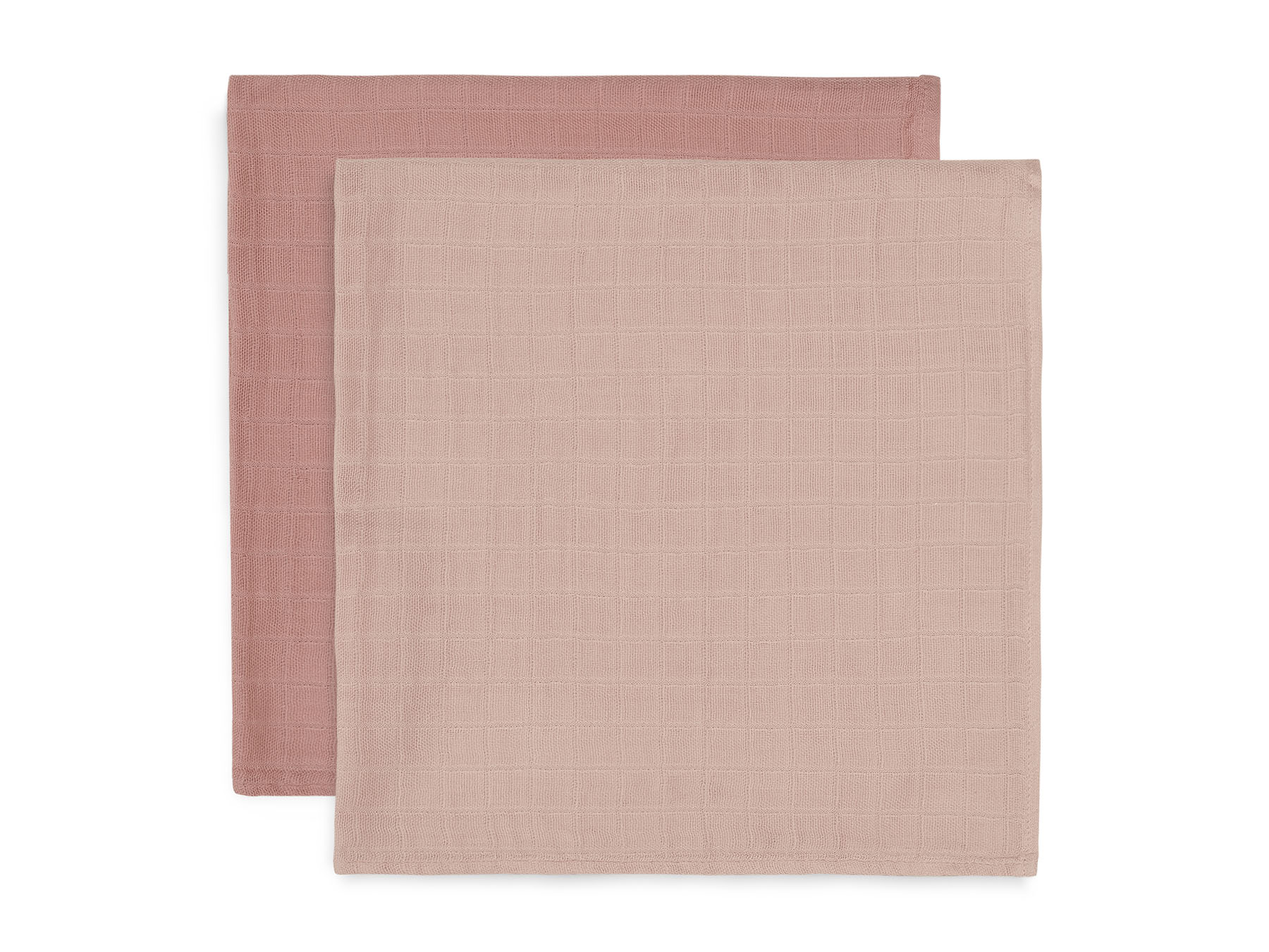 Swaddle Mulltücher Bambus 2er Set pale pink (115x115 cm)
