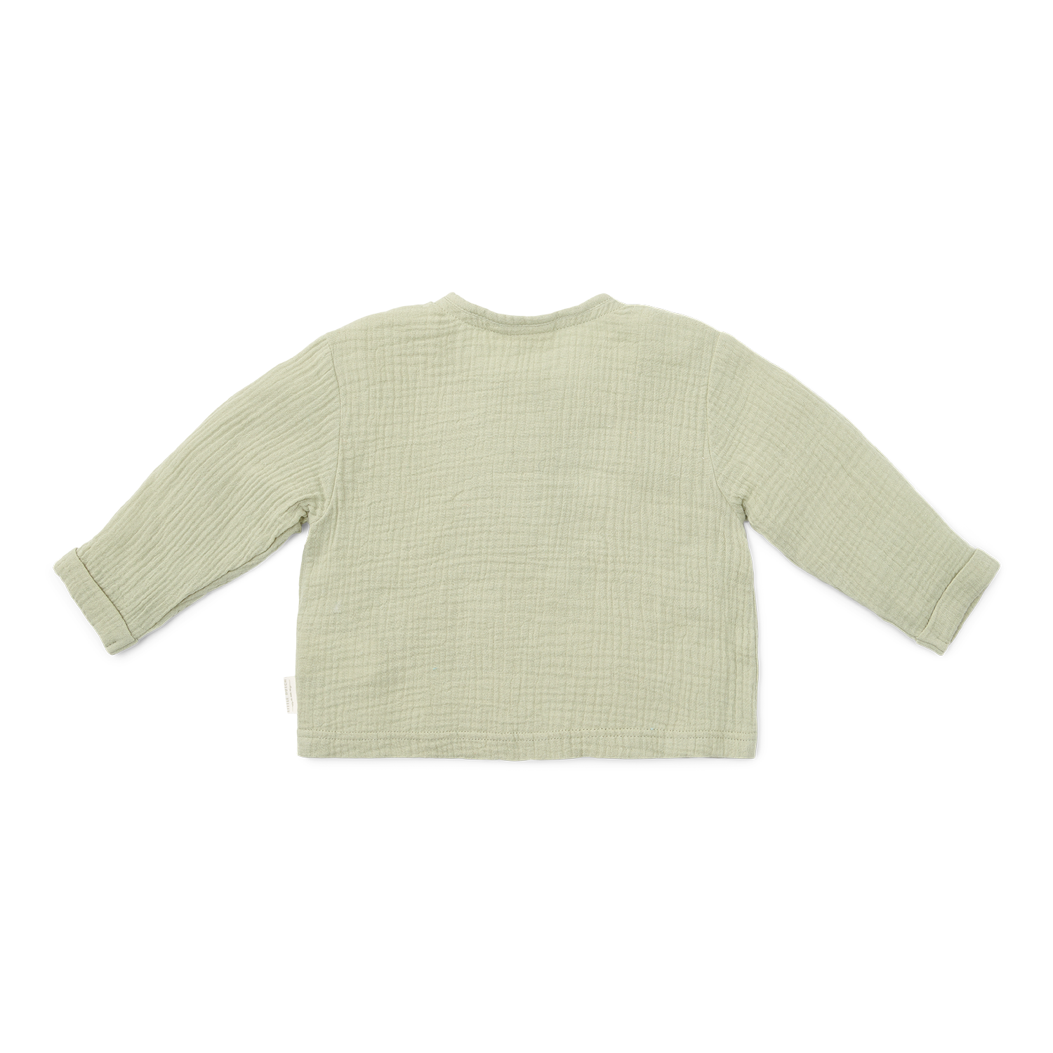 Long Sleeve Shirt / Langarmshirt Musselin Grass Green - Little Farm grün (Gr. 80)