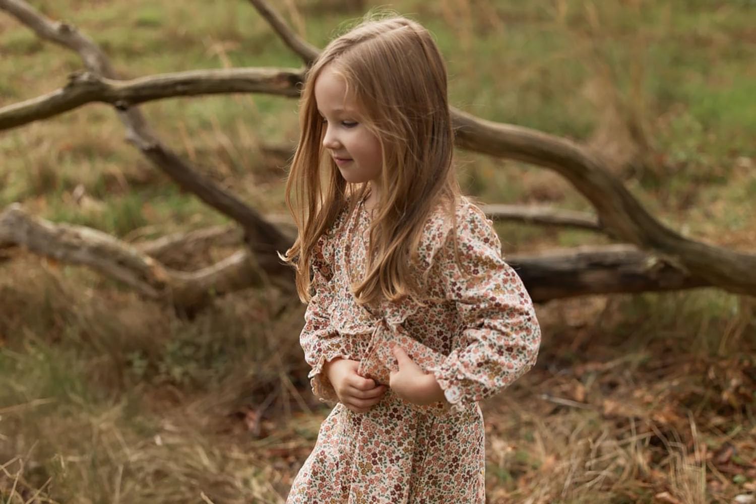 Kleid langärmlig Safari Flowers - Safari Friends (Gr. 74)