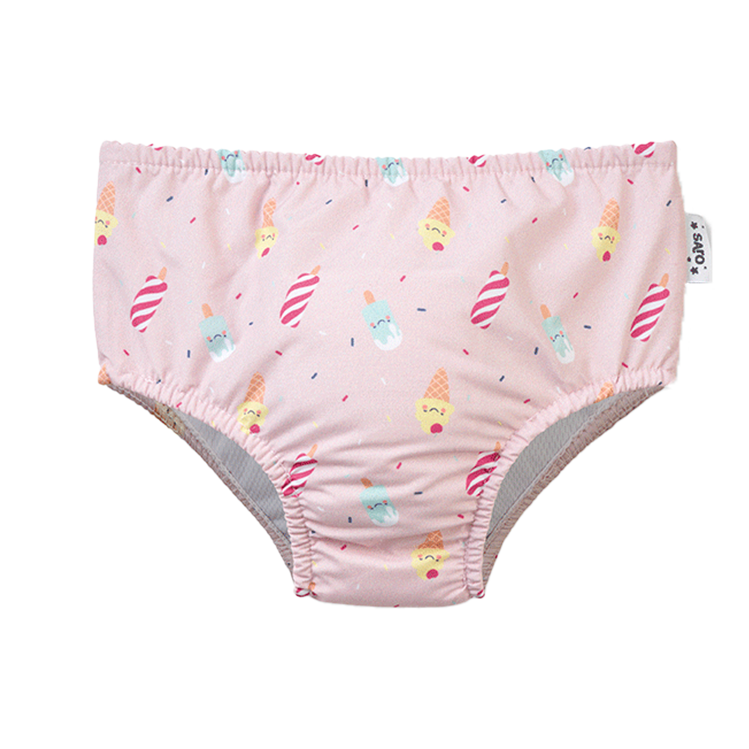 Badehose / Schwimmwindel mit Rüschen Ice Cream rosa (Gr. 6-9 Monate) Badehose / Schwimmwindel mit Rüschen Ice Cream rosa (Gr. 6-9 Monate)