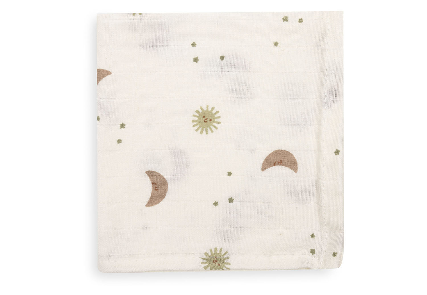 Spucktücher Mundtücher Musselin 3er Set - Over The Moon (31x31cm)