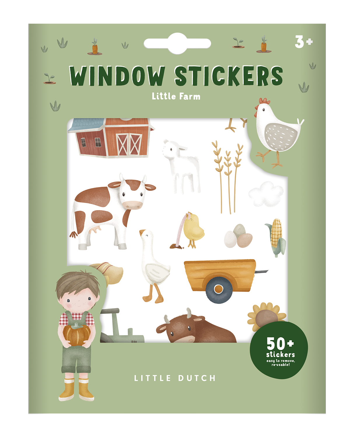 Fensteraufkleber / Sticker Little Farm