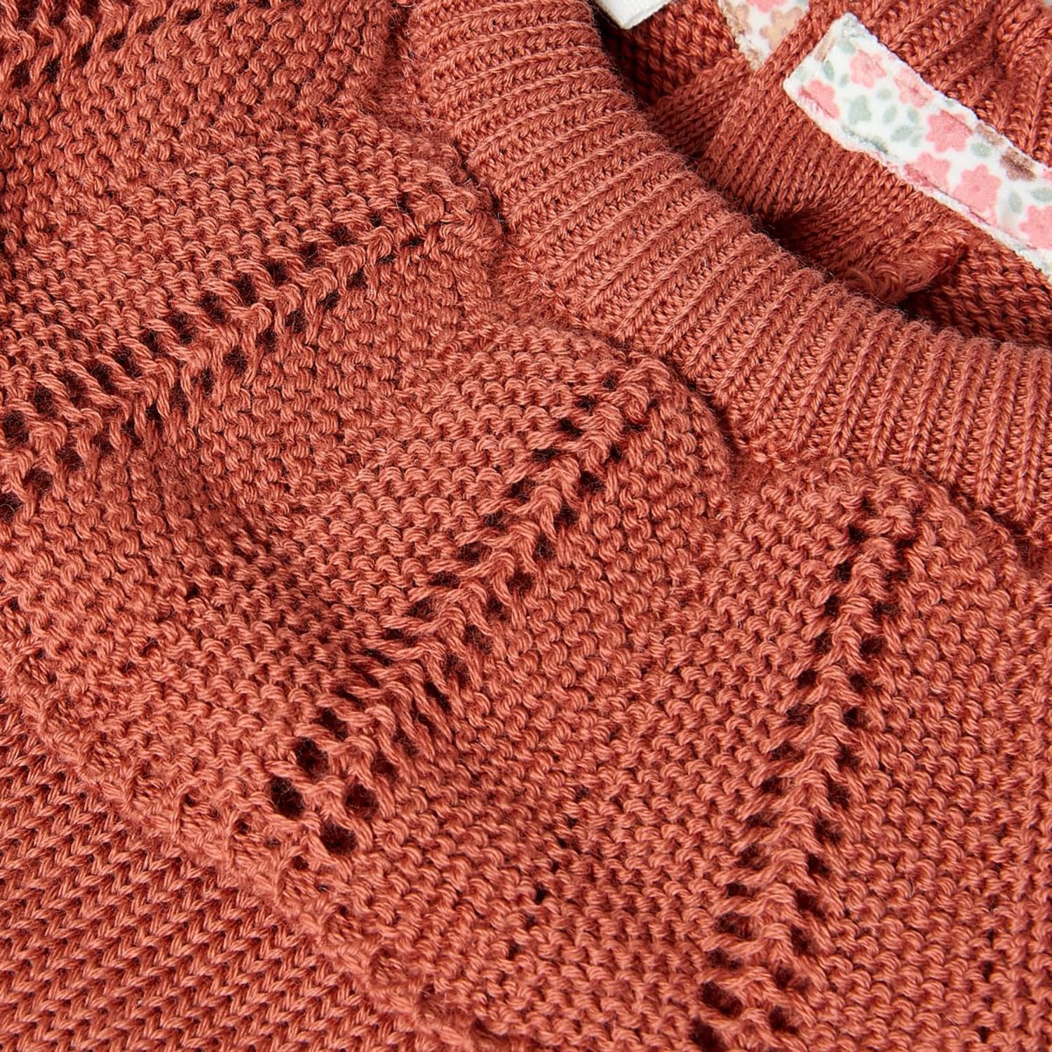 Long Sleeve Shirt / Pullover Strick Deep Berry - Safari Friends rosa (Gr. 74)