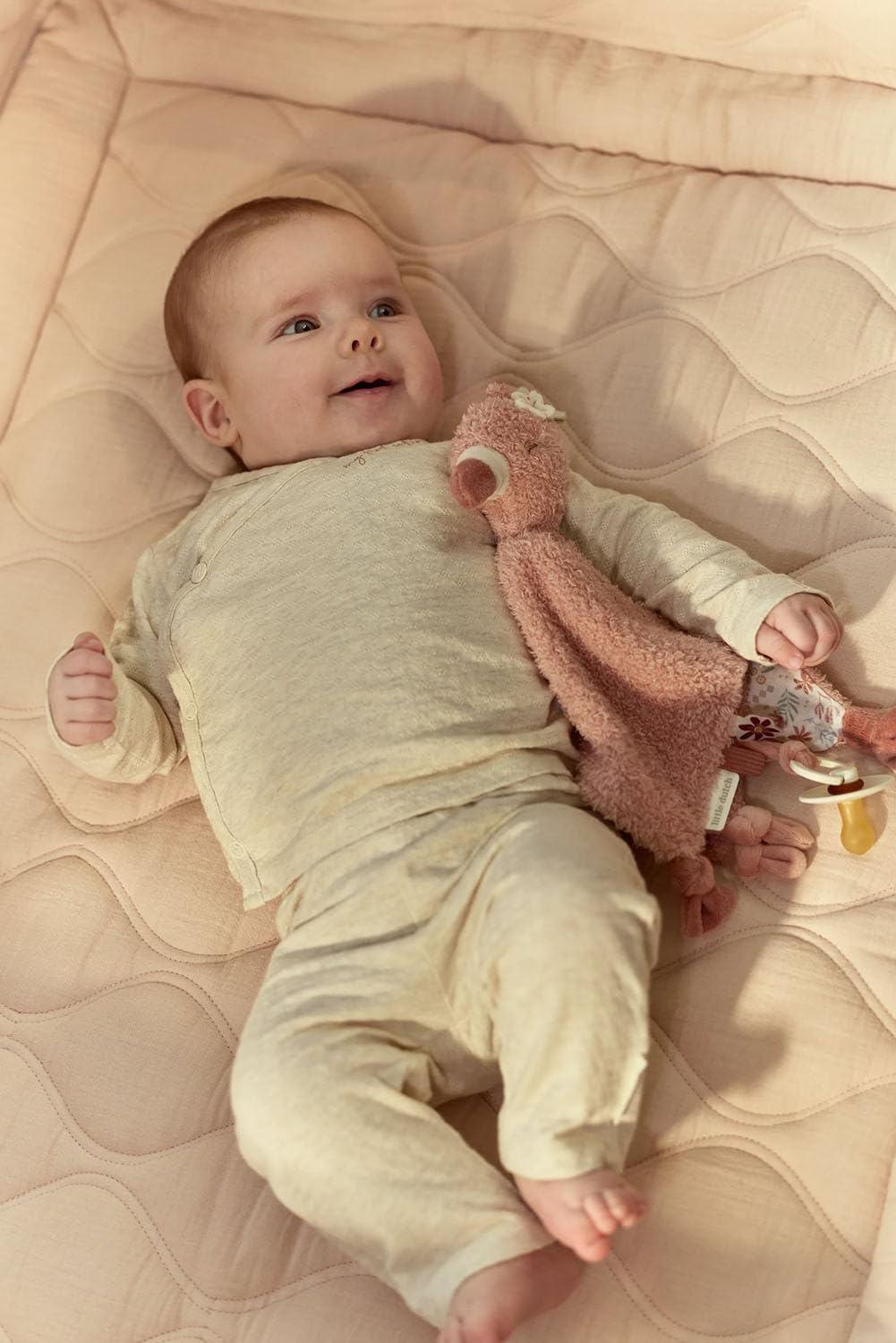 Kuscheltuch Schnullertuch Flamingo - Safari Friends rosa