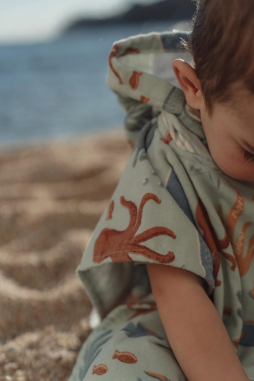 Badeponcho / Strandponcho - Ocean World grün