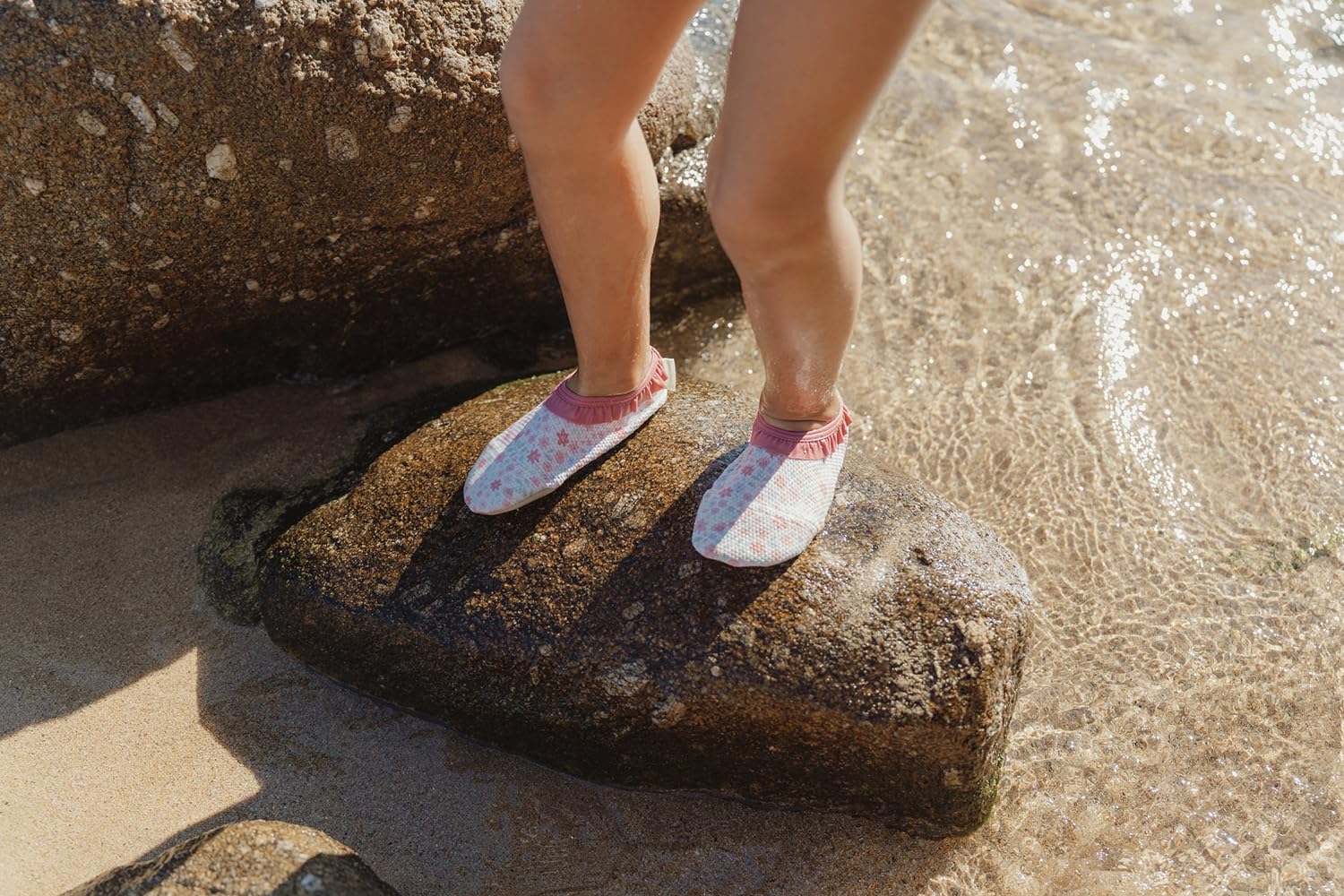 Badeschuhe - Dreamy Flowerfield rosa (Gr. 25/26)