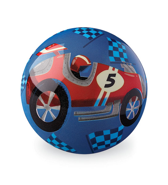 Ball Rennwagen blau Ø 10 cm Ball Rennwagen blau Ø 10 cm