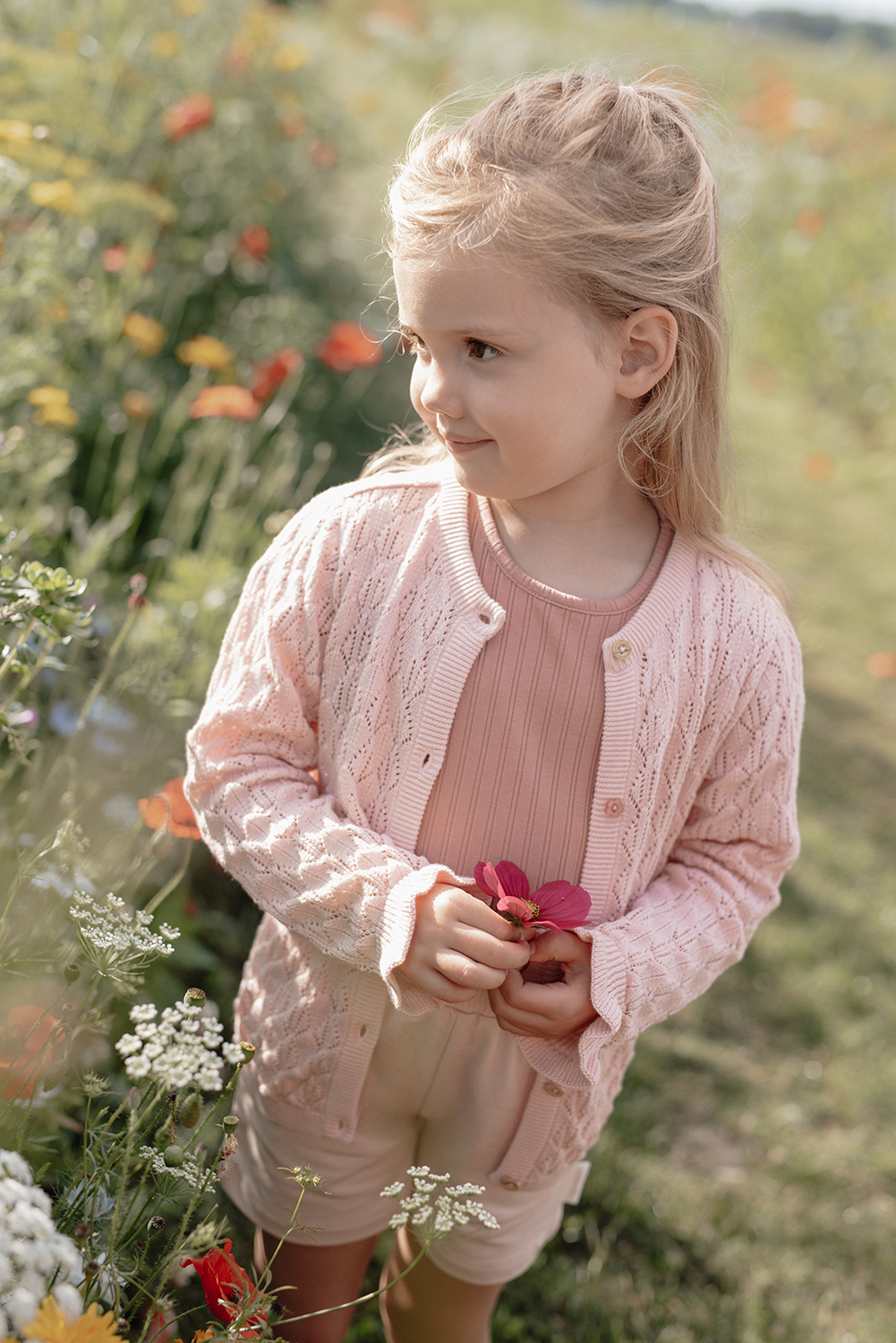T-Shirt mit Rüschen - Fairy Garden Pink Blush (Gr. 86)