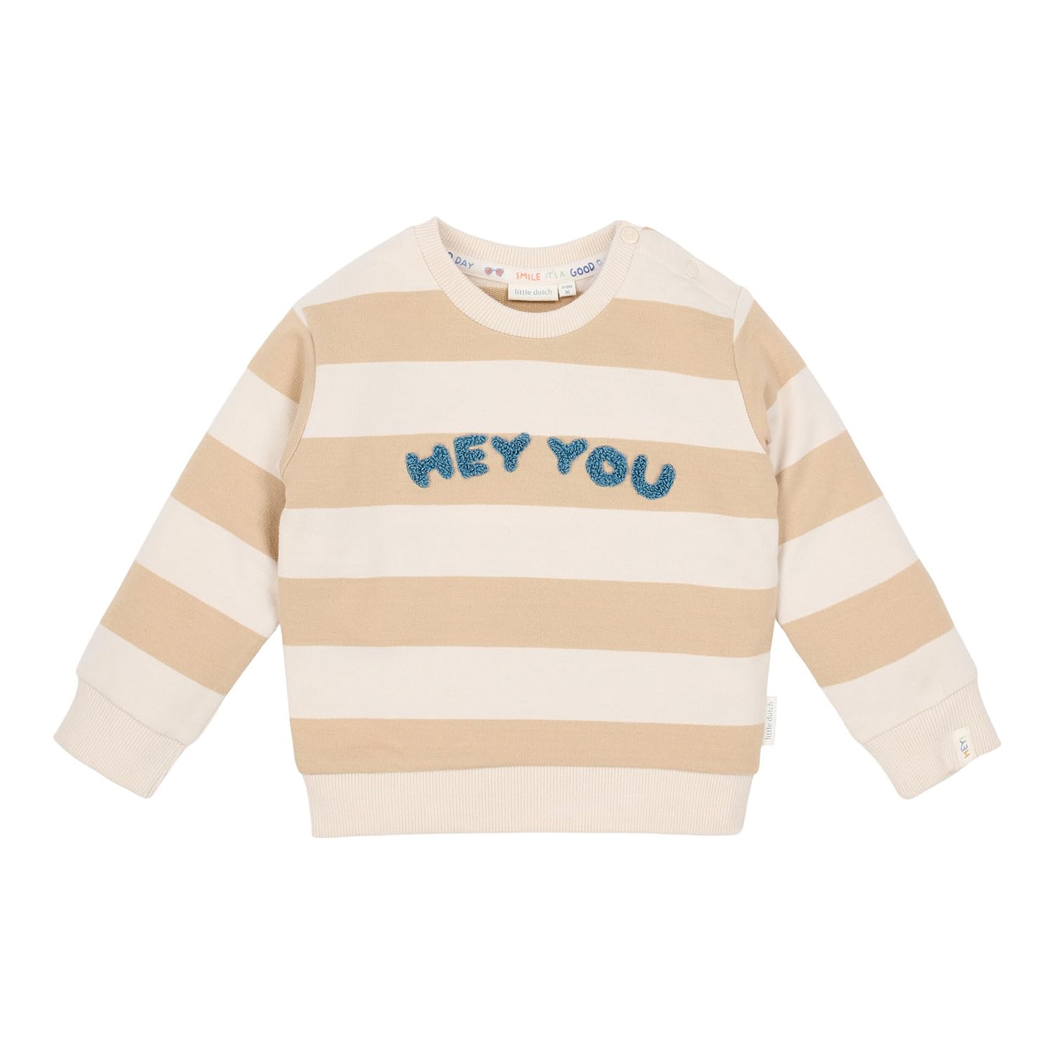 Long Sleeve Shirt / Pullover Biscuit Stripe - Forest Friends beige (Gr. 74)