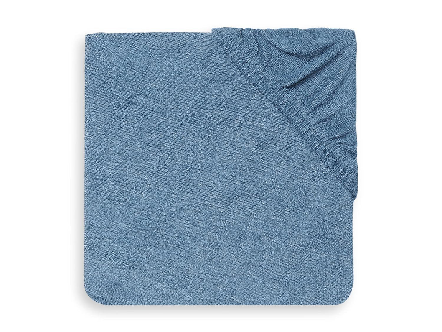 Wickelauflagenbezug Frottee Basic blau (50x70 cm)
