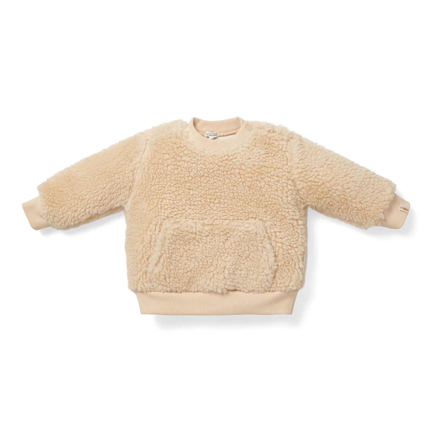 Long Sleeve Shirt / Pullover Bunny Teddyfell Winter beige (Gr. 98)